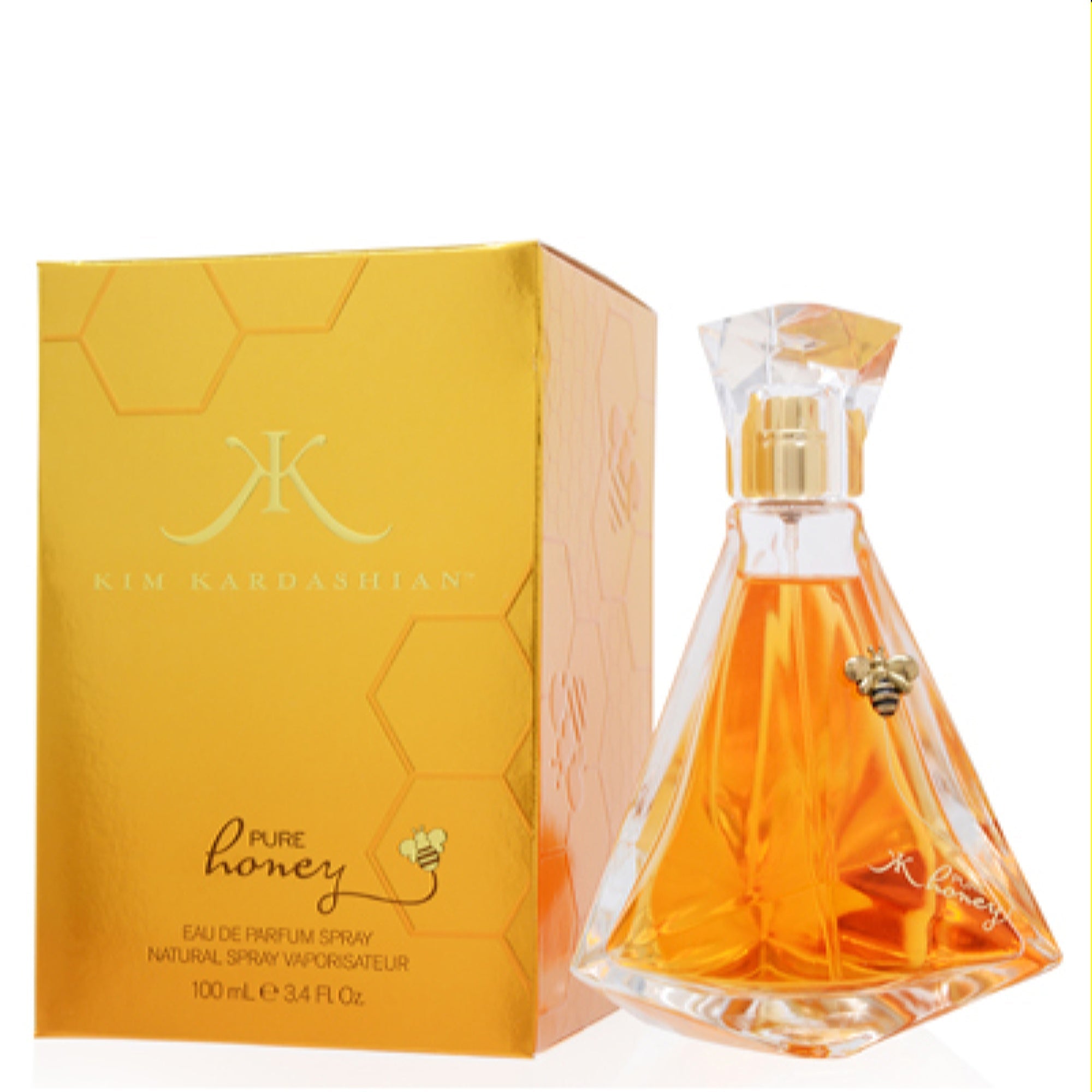 Kim Kardashian Women's Kim Kardashian Pure Honey Kim Kardashian Edp Spray 3.4 Oz (100 Ml) 049398940116
