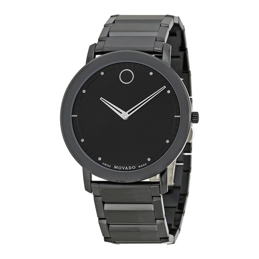 Movado Sapphire Quartz Black Dial Men's Watch 0606882