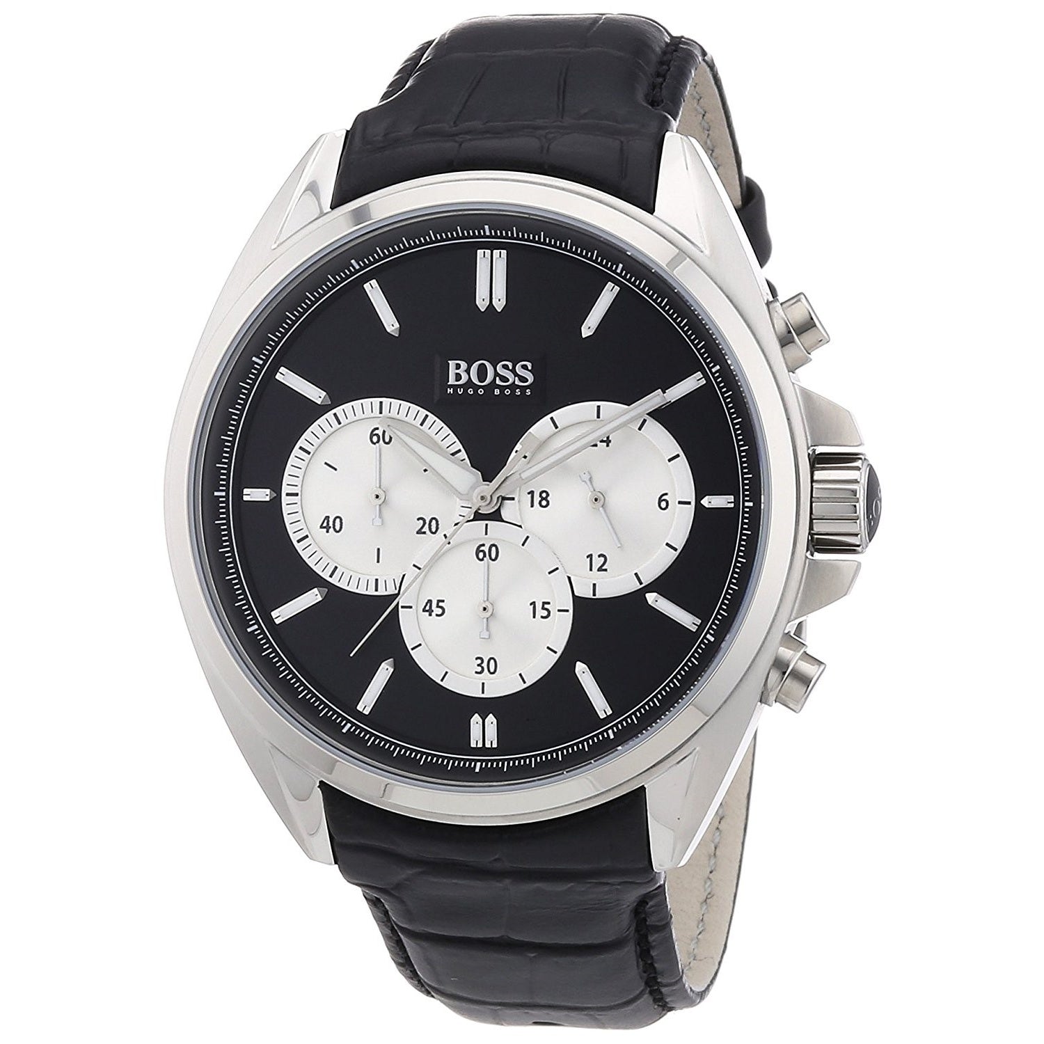 Hugo Boss Quartz Chronograph Silver Dial Men's Watch 1512879