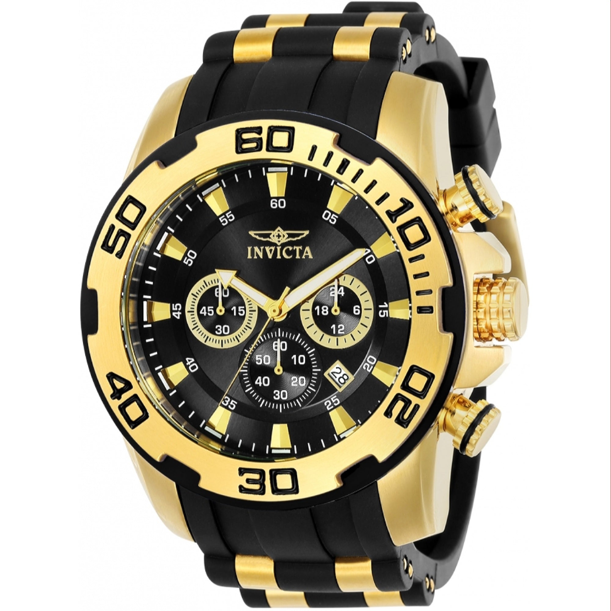 Invicta Quartz Pro Diver Scuba Black Dial Men's Watch 22340