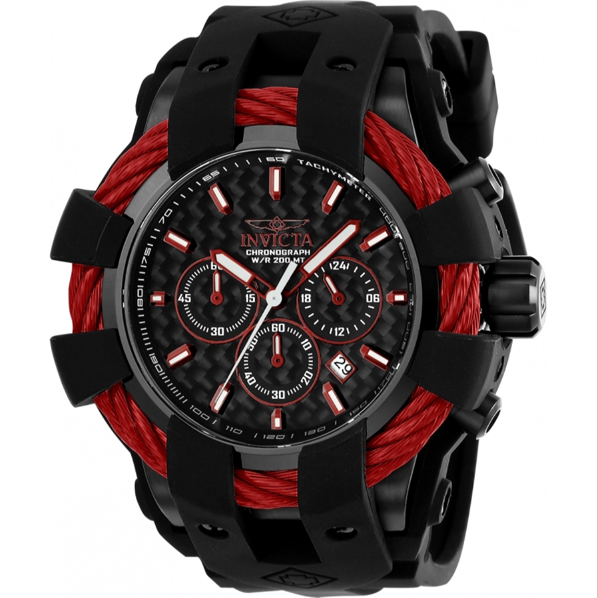 Invicta Quartz Bolt Black Dial Men's Watch 23869