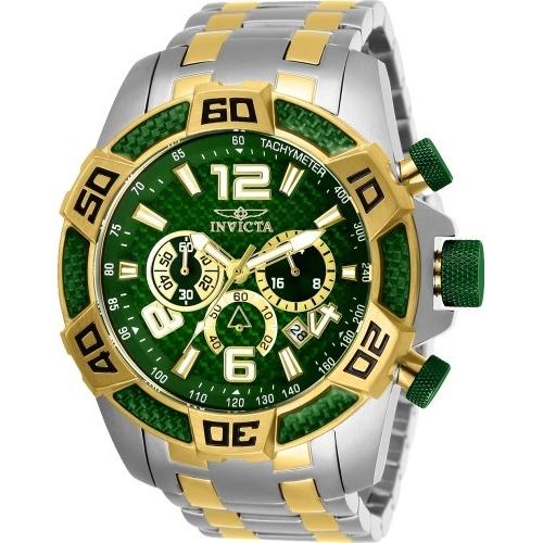 Invicta Quartz Pro Diver Green Dial Men's Watch 25857
