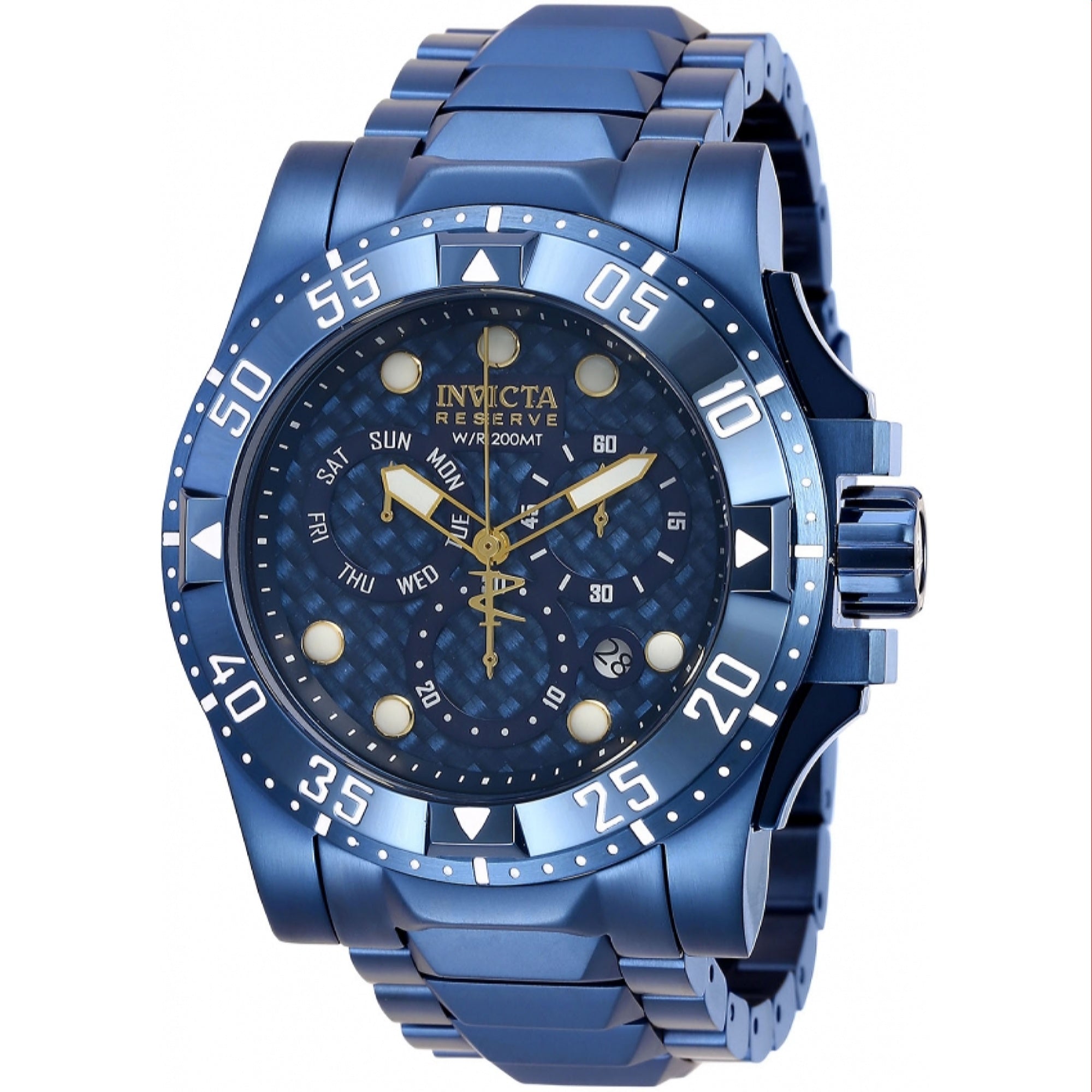 Invicta Quartz Reserve Excursion Blue Dial Men's Watch 28634