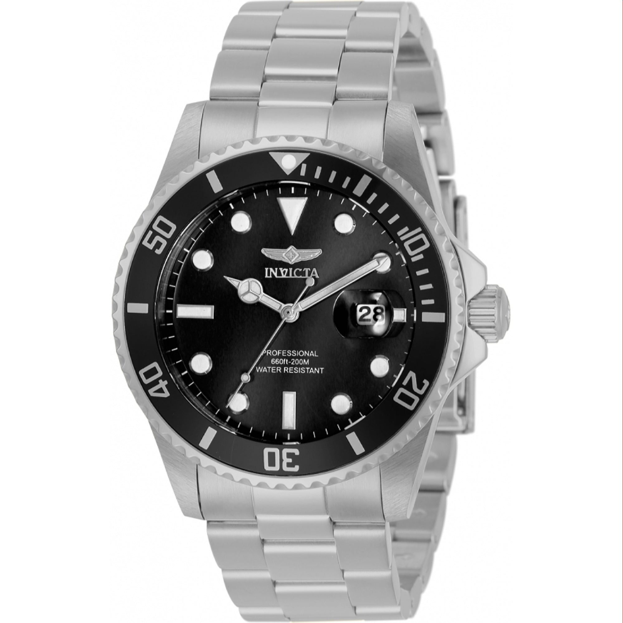 Invicta Quartz Pro Diver Black Dial Men's Watch 33266