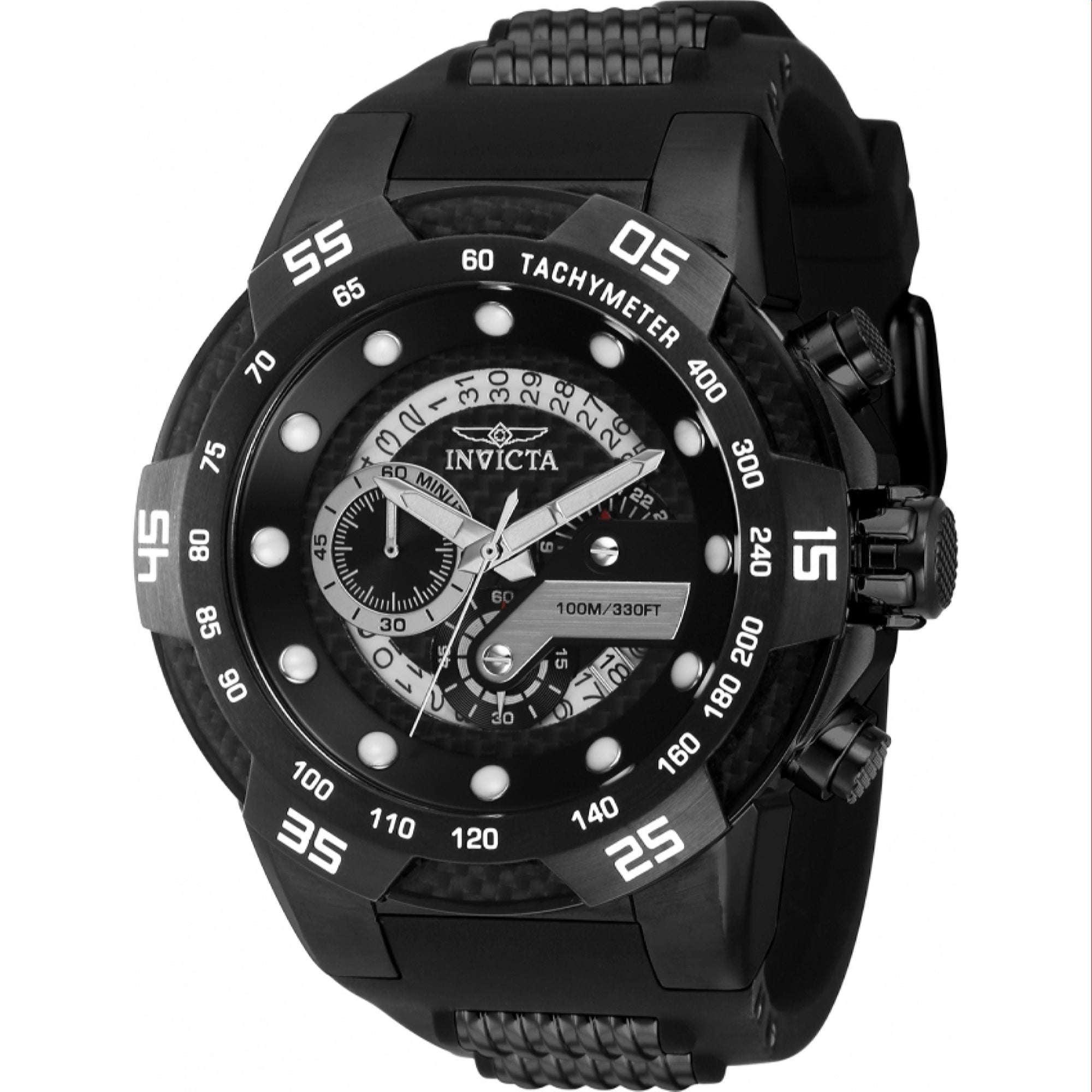 Invicta Speedway Quartz Black Dial Men's Watch 36598