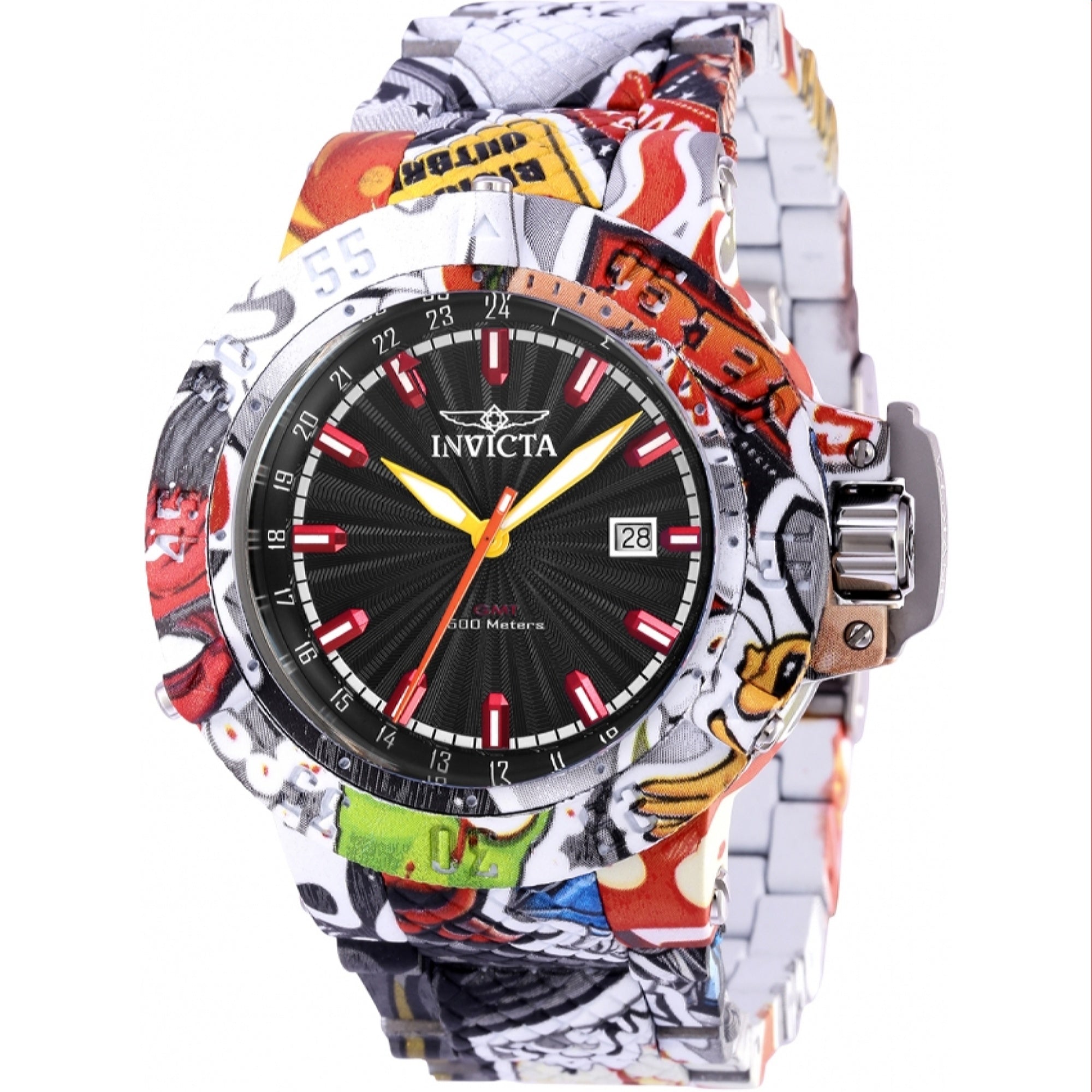 Invicta Subaqua Quartz Zager Exclusive Black Dial Men's Watch 36745