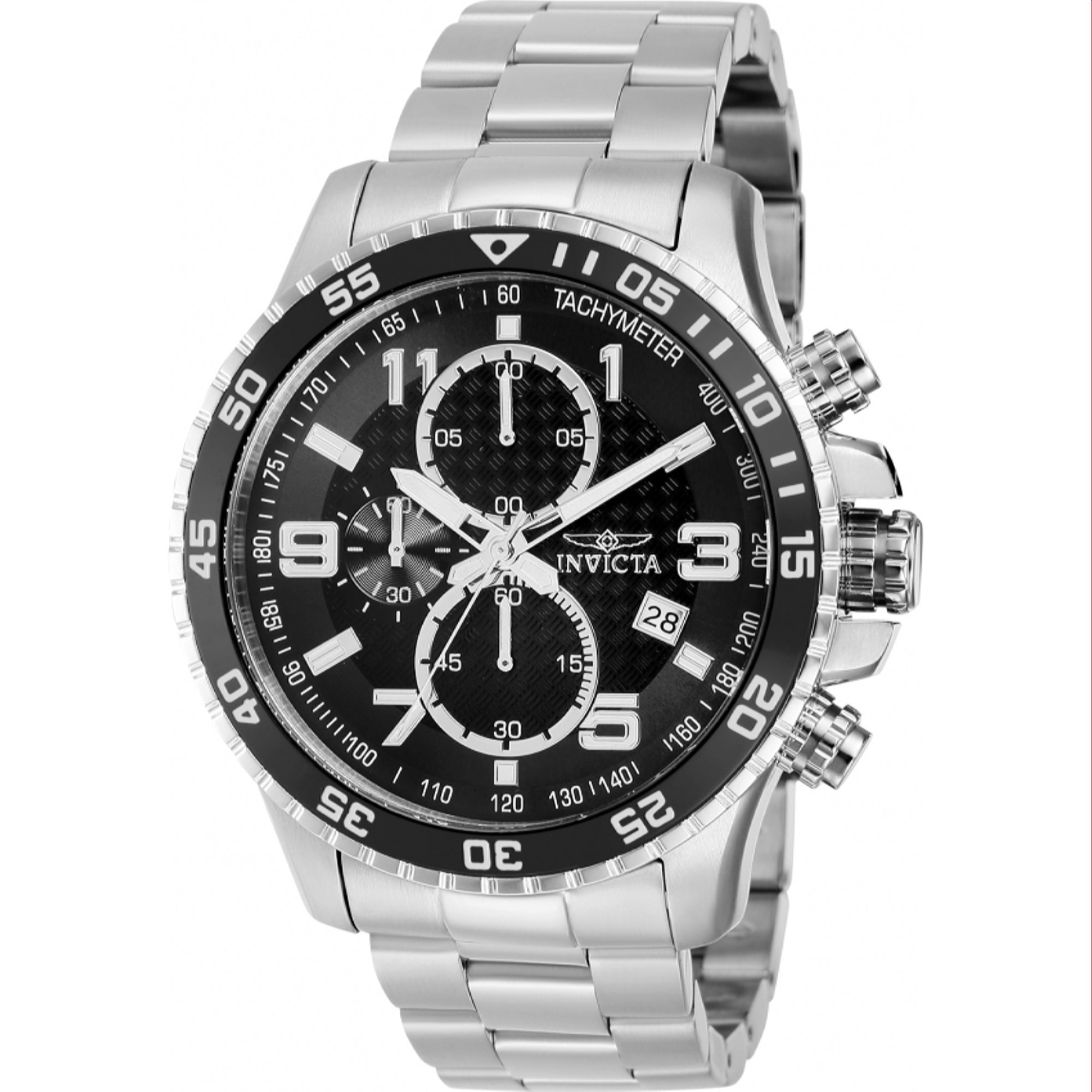Invicta Quartz Specialty Black Dial Men's Watch 37146