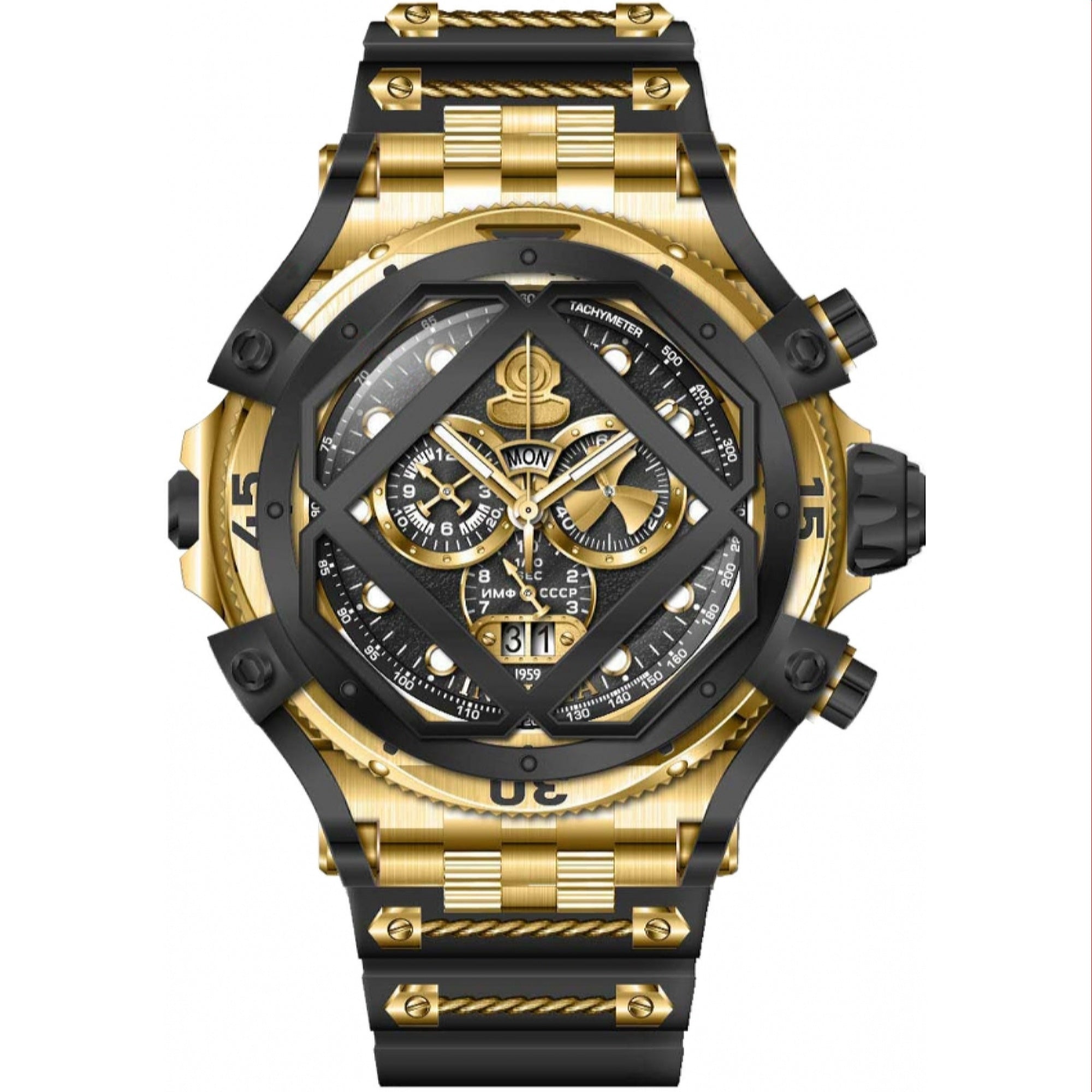 Invicta Quartz Pro Diver Black Dial Men's Watch 37181