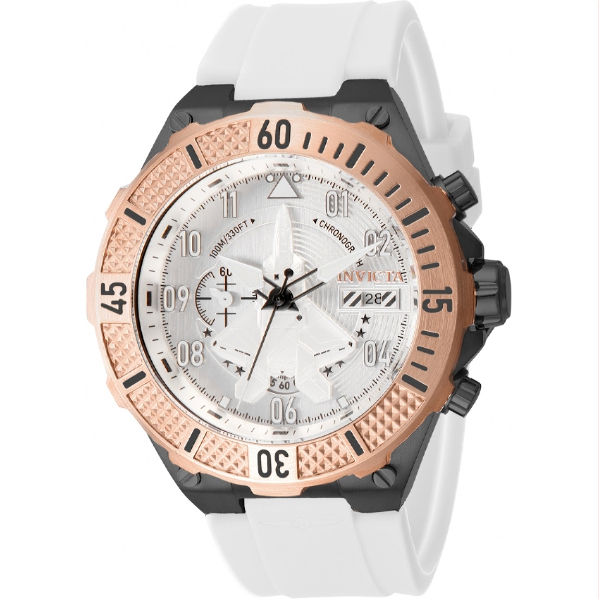Invicta Quartz Aviator White Dial Men's Watch 39894