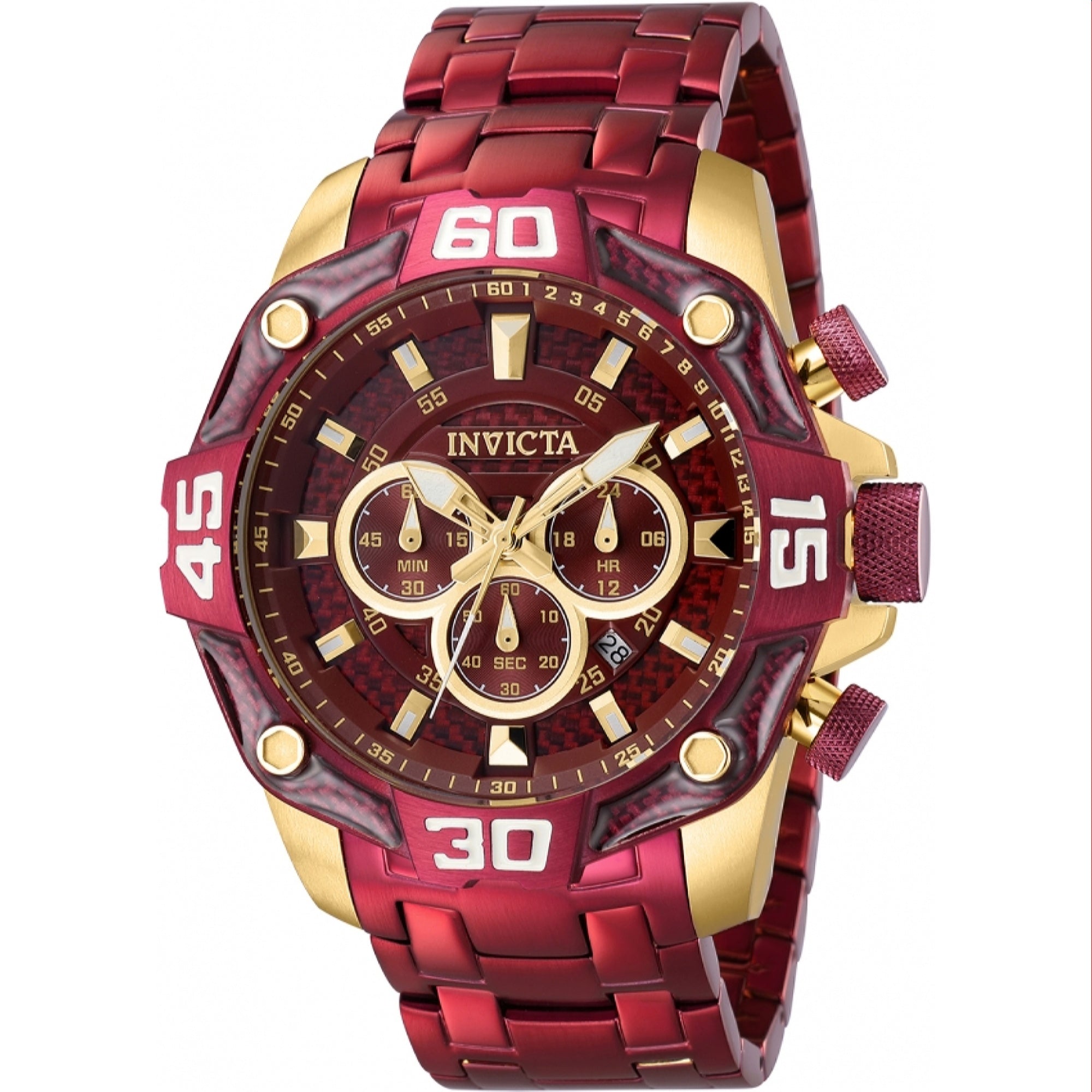 Invicta Pro Diver Quartz Pro Diver Red Dial Men's Watch 40257