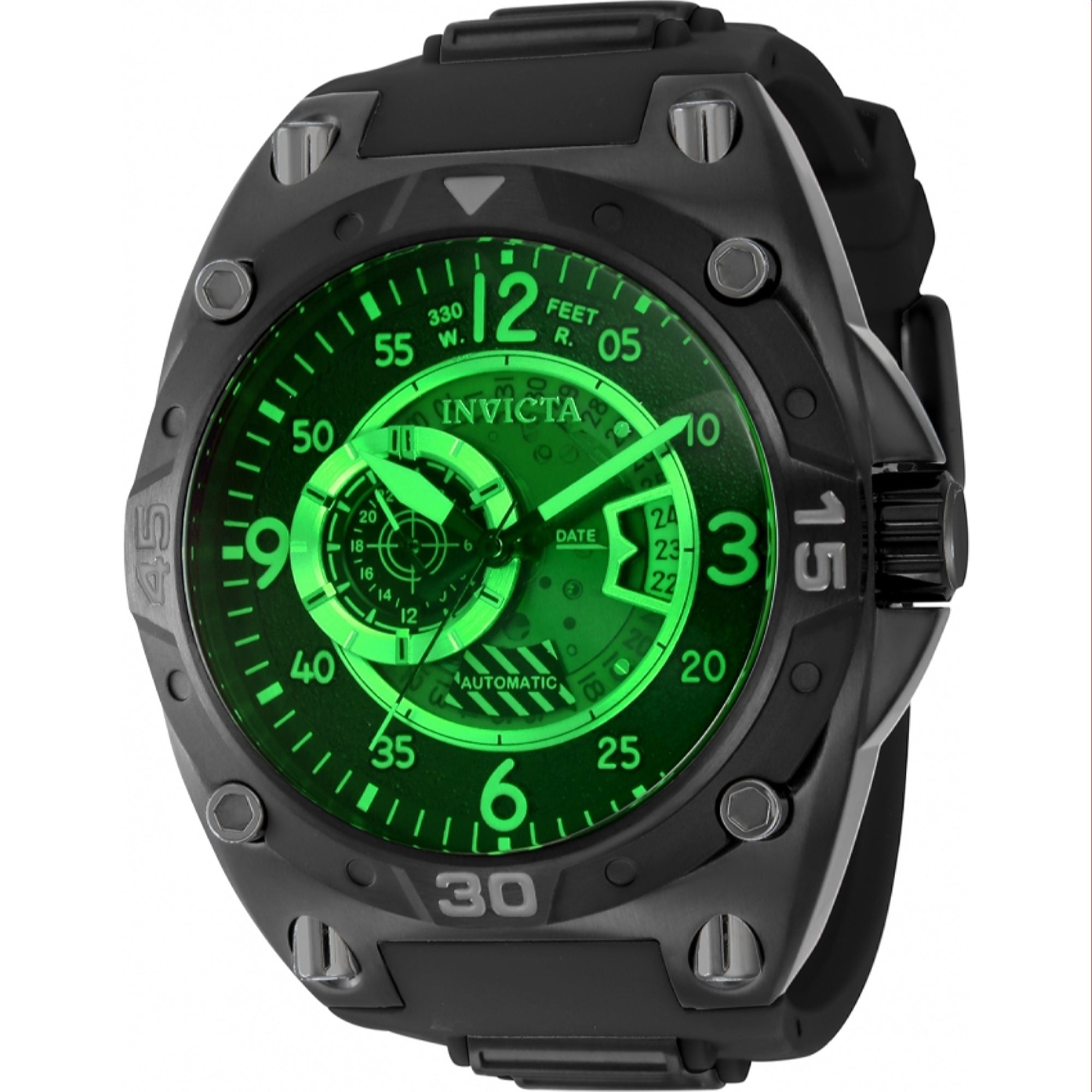 Invicta Automatic Aviator Automatic Green Dial Men's Watch 40285