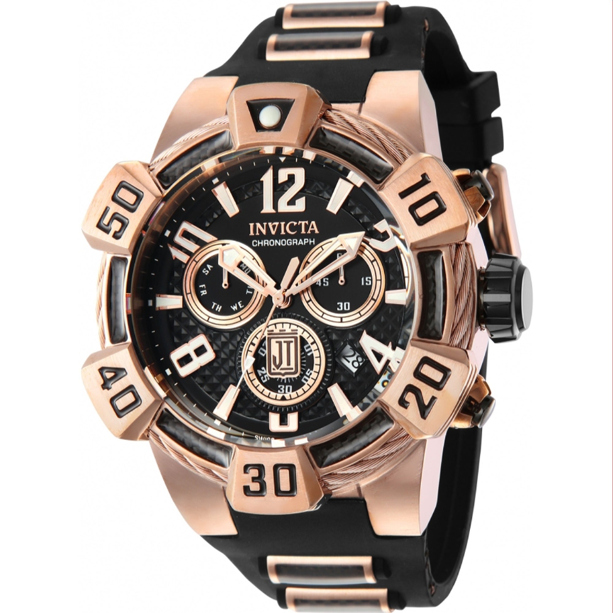 Invicta Quartz Jason Taylor Black Dial Men's Watch 40443