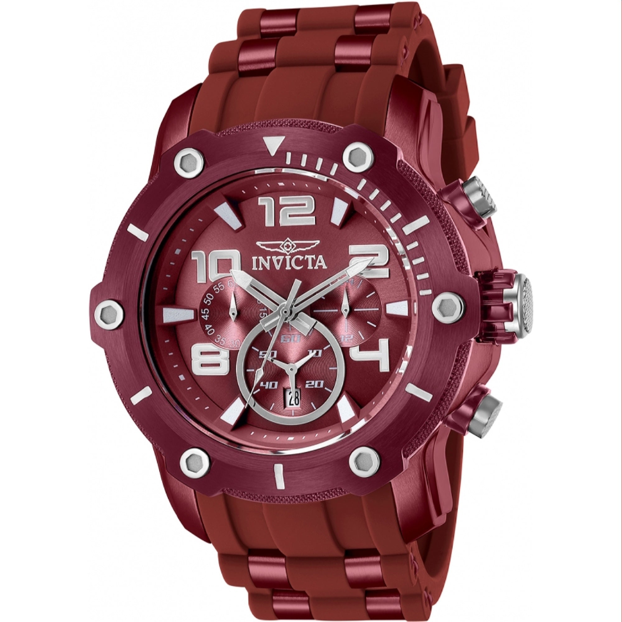 Invicta Quartz Pro Diver Red Dial Men's Watch 40799