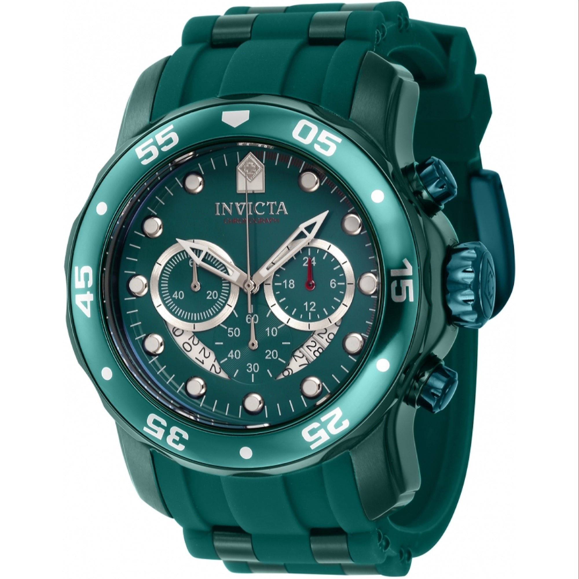 Invicta Quartz Pro Diver Scuba Green Dial Men's Watch 40928