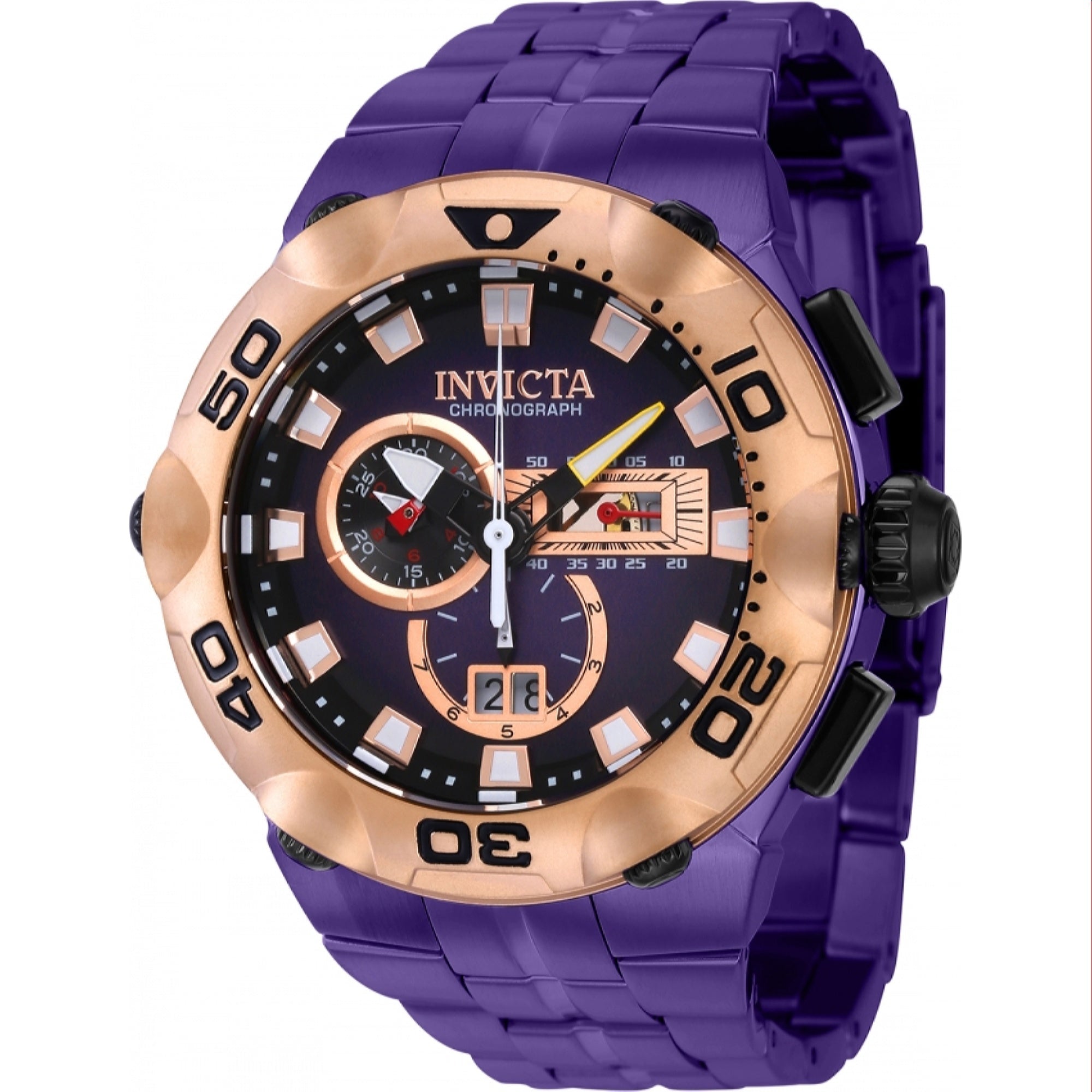 Invicta Quartz Subaqua Purple Dial Men's Watch 41726