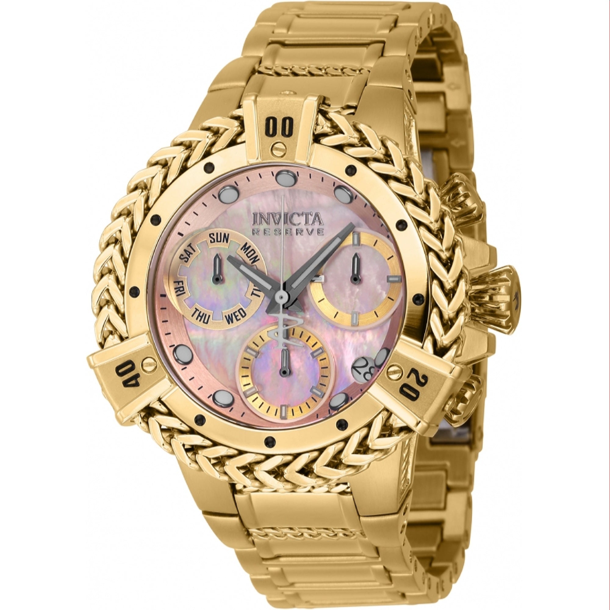 Invicta Quartz Reserve Pink Dial Women's Watch 42621