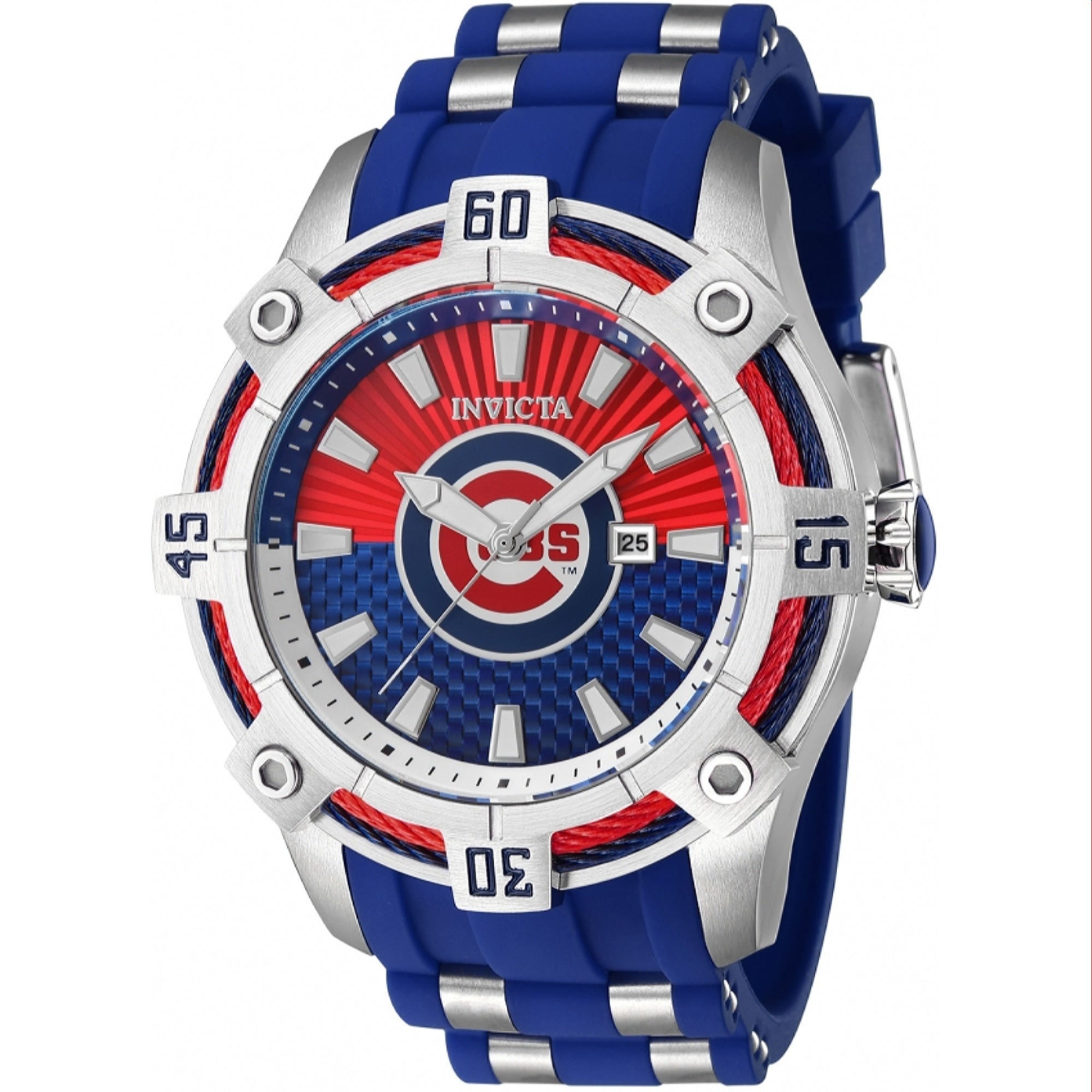 Invicta MLB Quartz MLB Cubs Blue Dial Men's Watch 43264