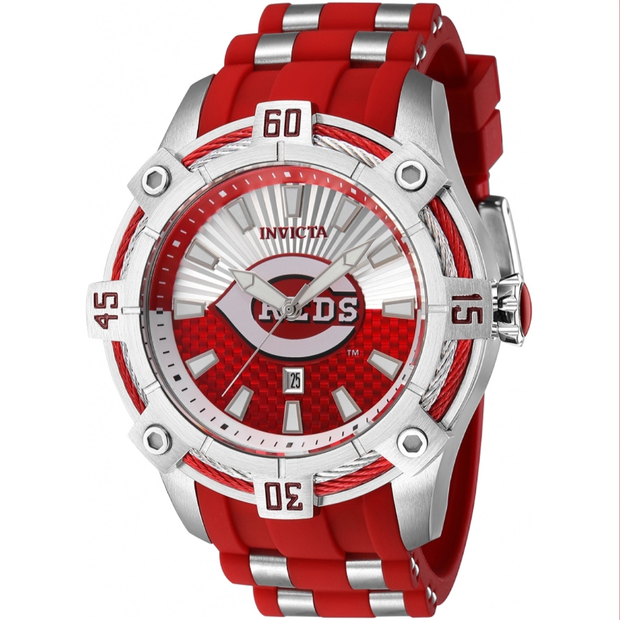 Invicta MLB Quartz MLB Reds Red Dial Men's Watch 43265