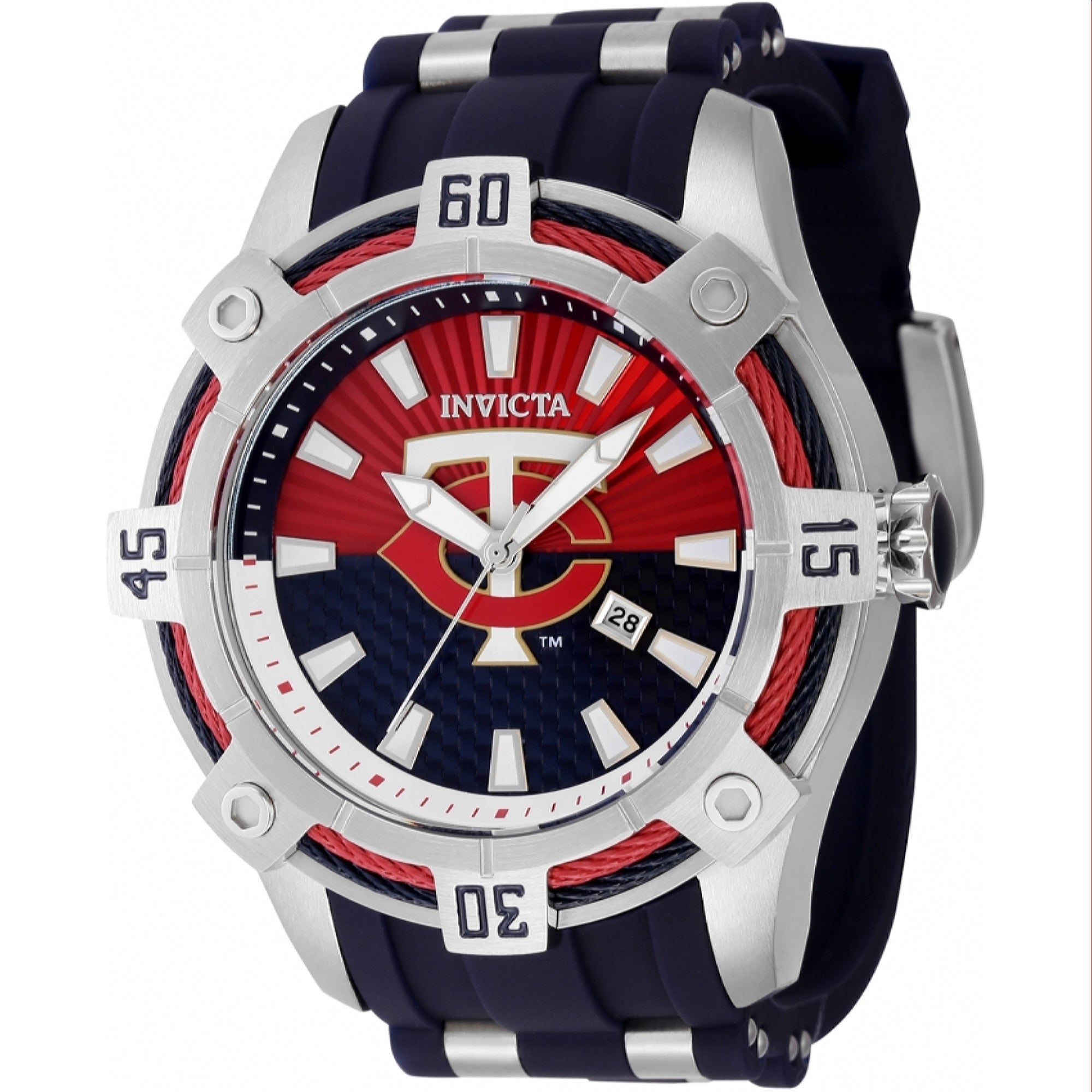 Invicta Quartz MLB Twins Red Dial Men's Watch 43275