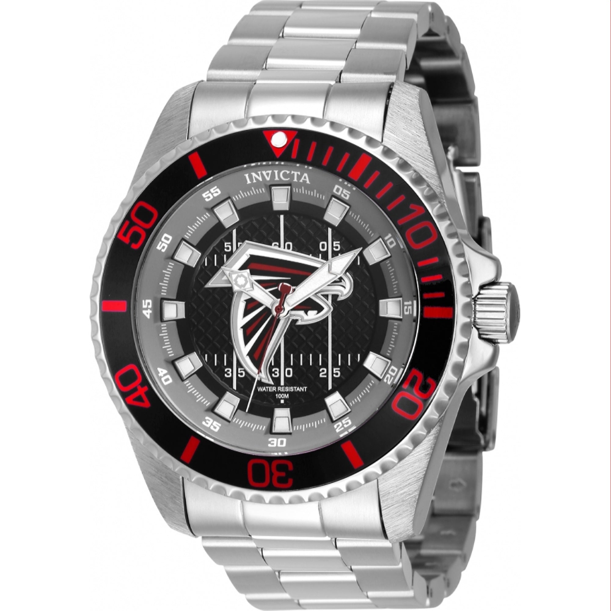Invicta NFL Quartz NFL Falcons Black Dial Men's Watch 43332