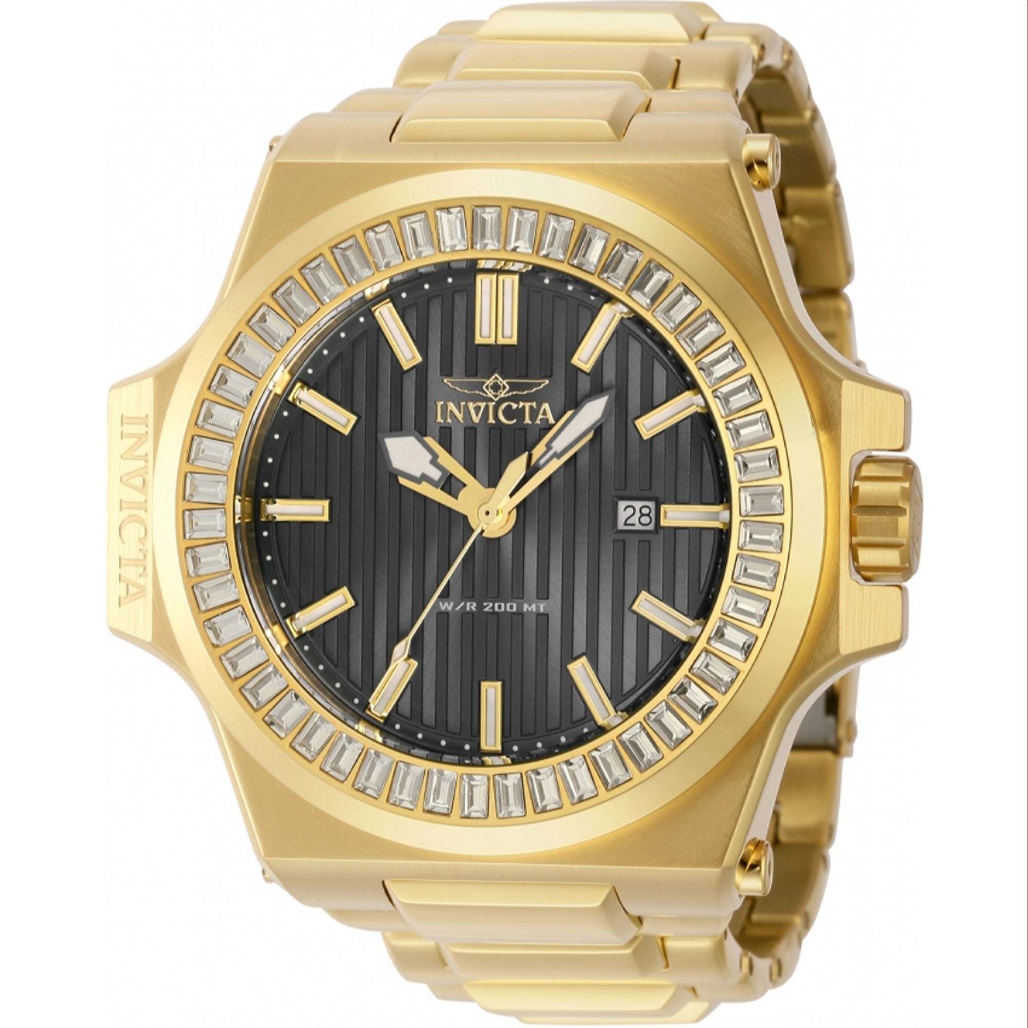 Invicta Quartz Akula Gun Metal Dial Men's Watch 43389