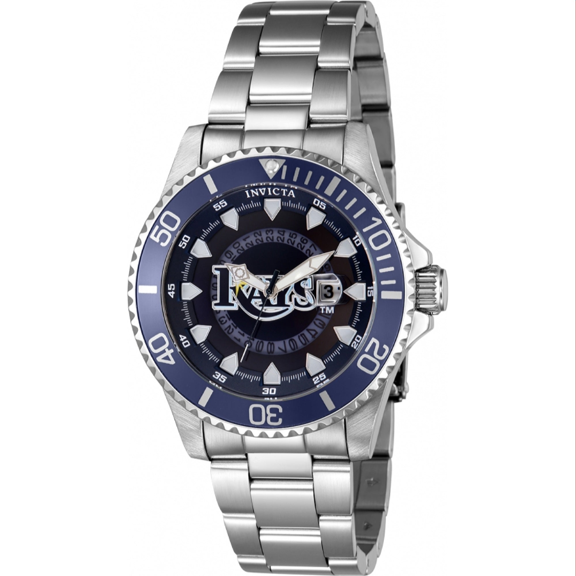 Invicta MLB Quartz MLB Rays Blue Dial Men's Watch 43480