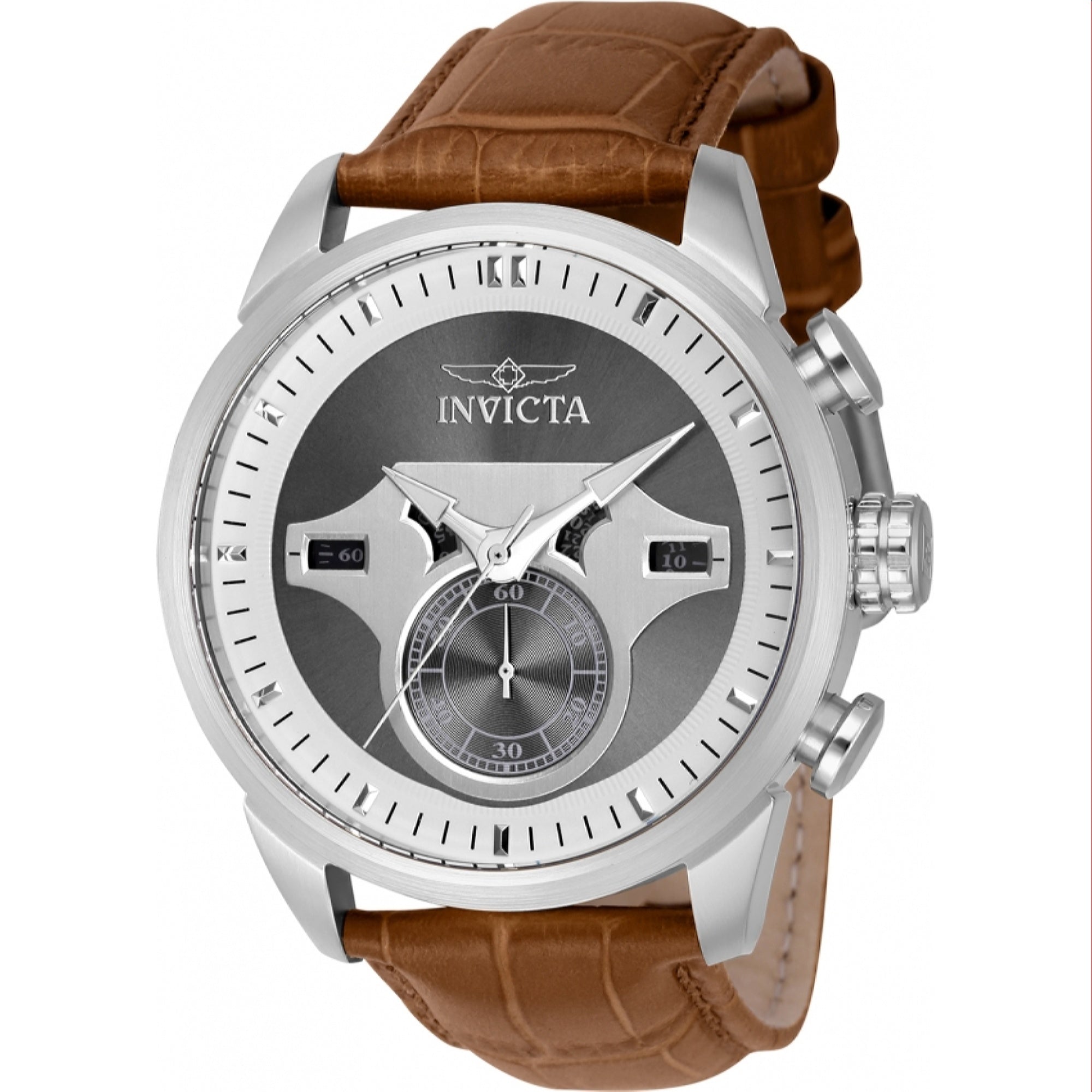 Invicta Quartz Objet D Art Silver Dial Men's Watch 43611