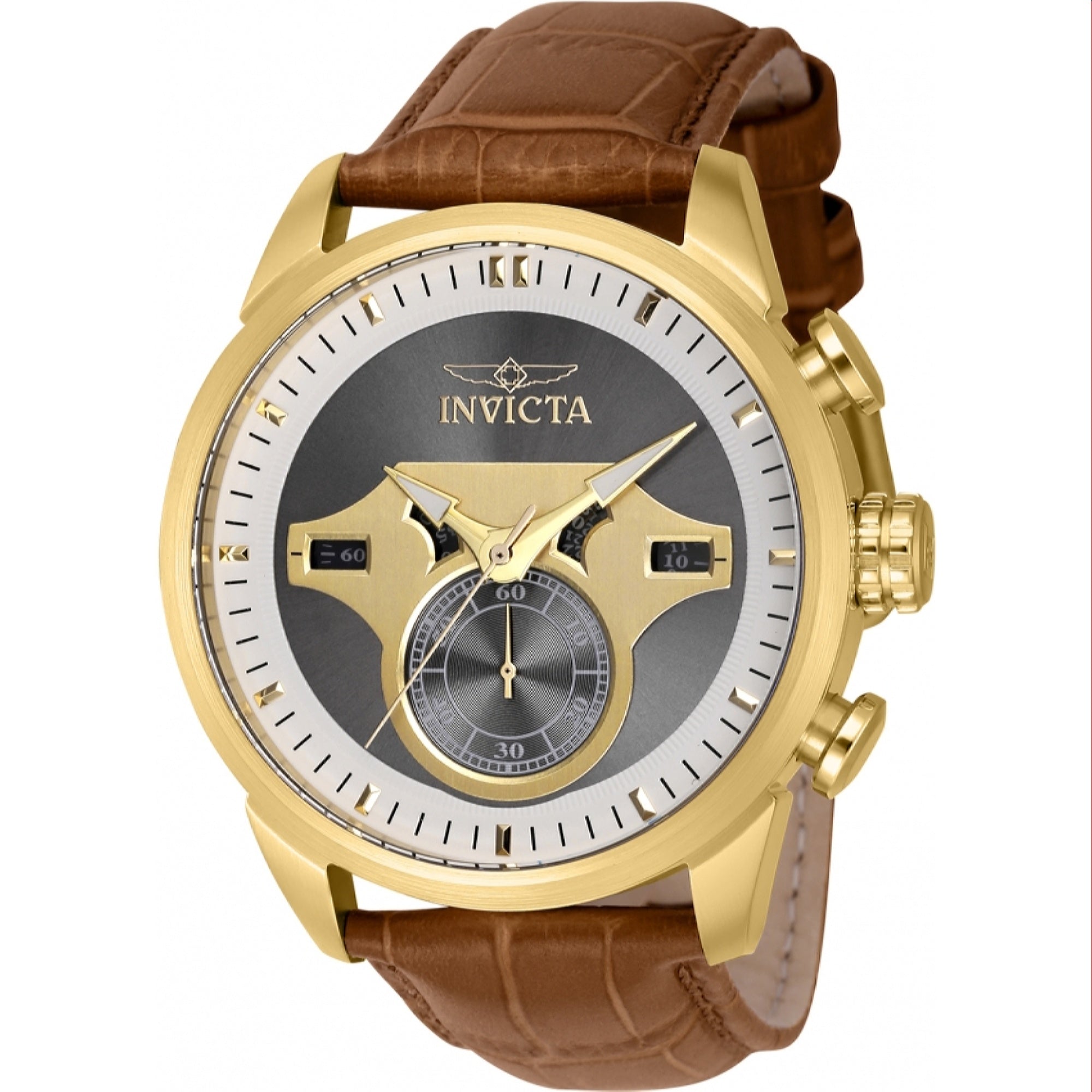 Invicta Quartz Objet D Art Grey Dial Men's Watch 43614
