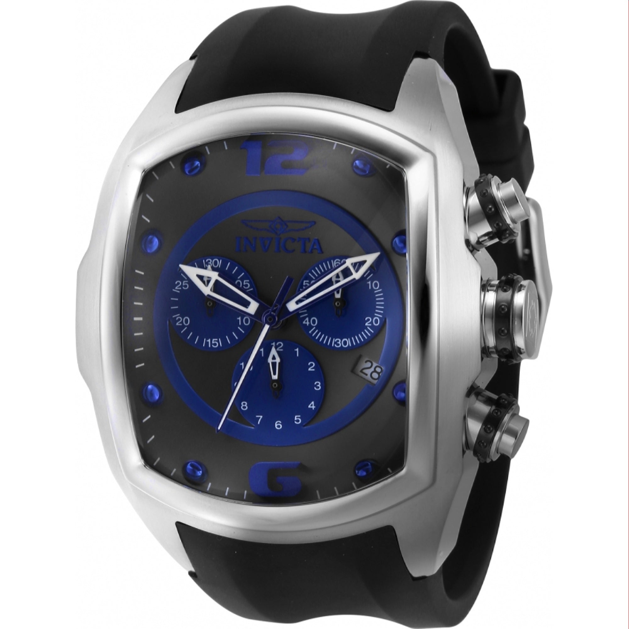 Invicta Quartz Lupah Black Dial Men's Watch 43637