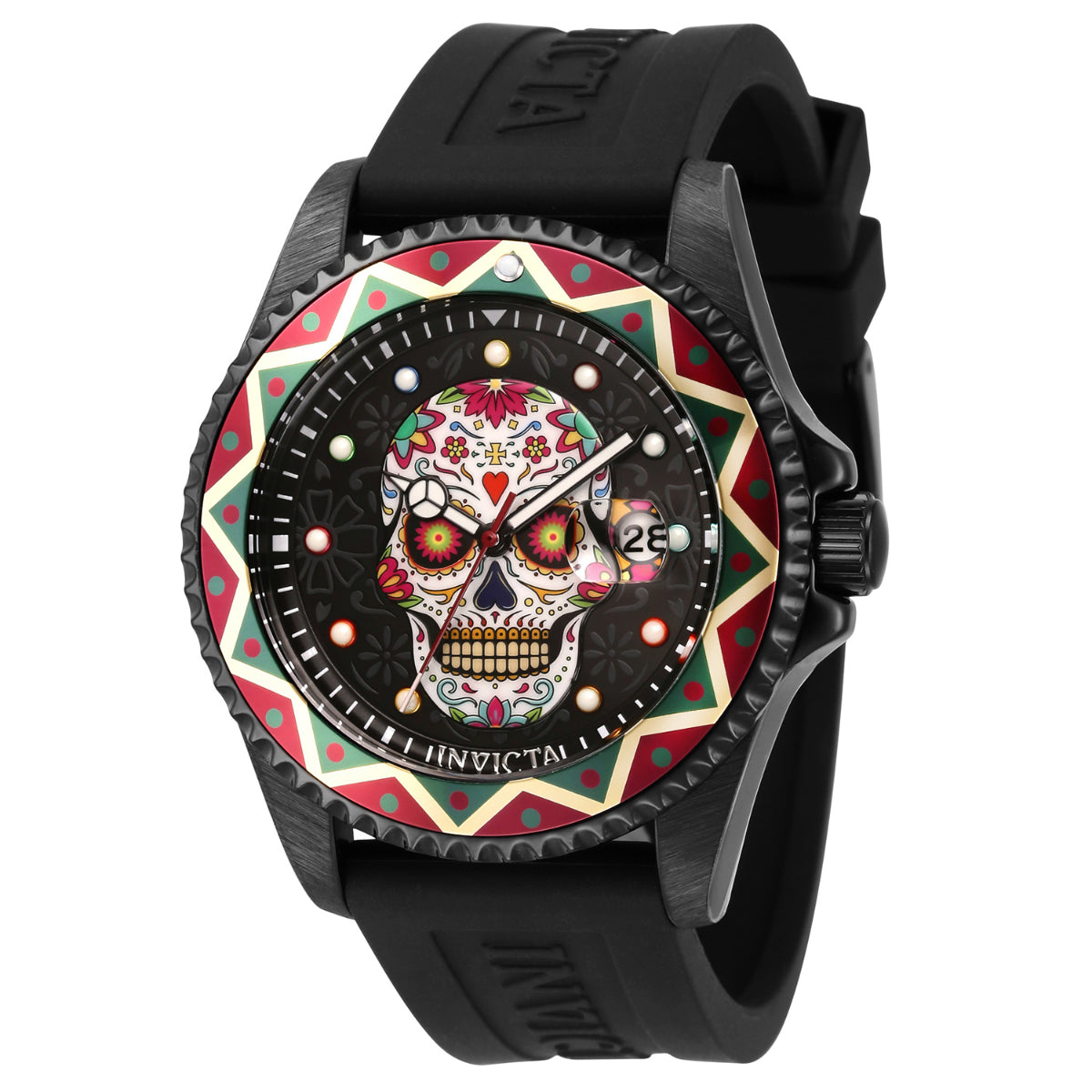 Invicta Quartz Pro Diver Purple Dial Men's Watch 43754
