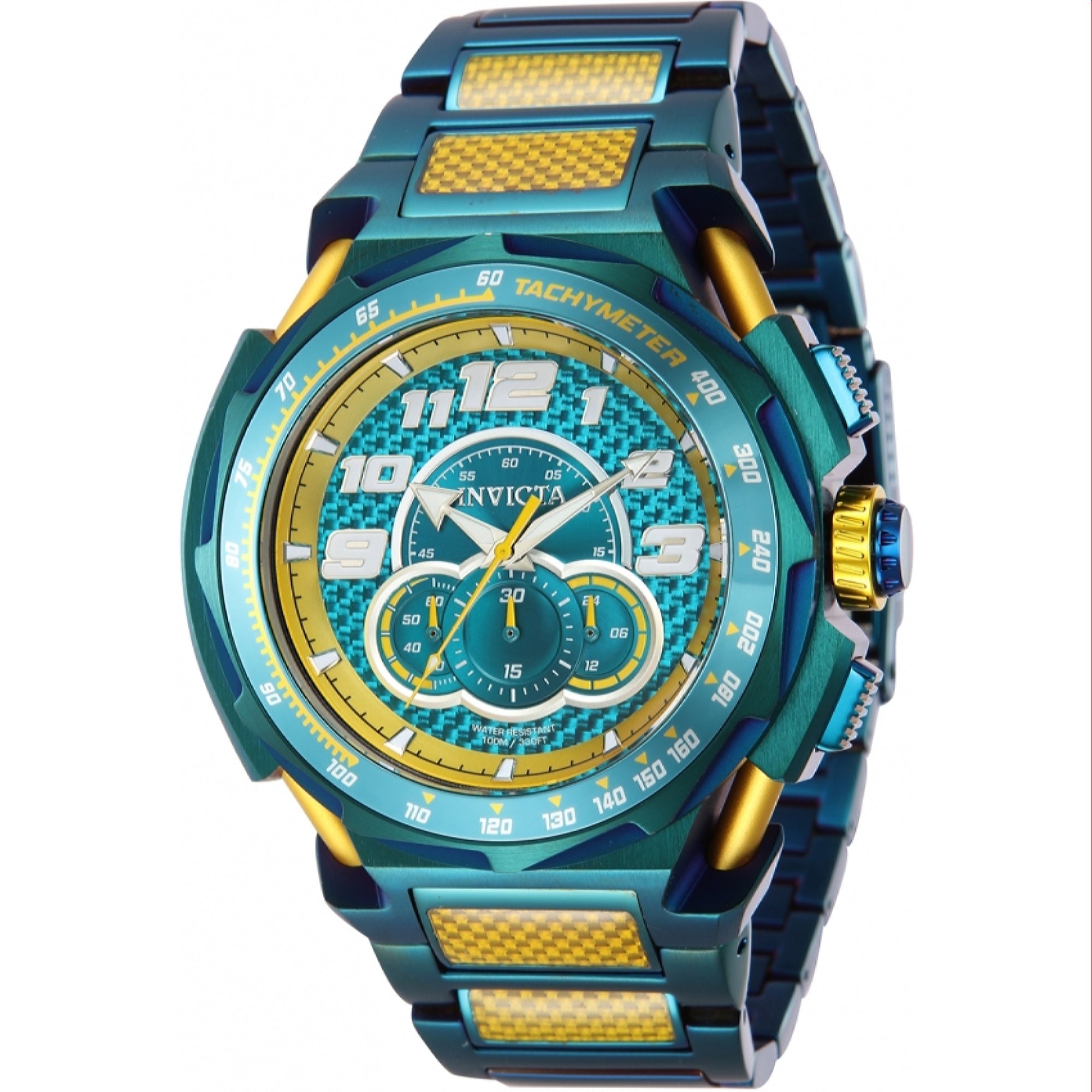 Invicta Quartz S1 Rally Green Dial Men's Watch 43792