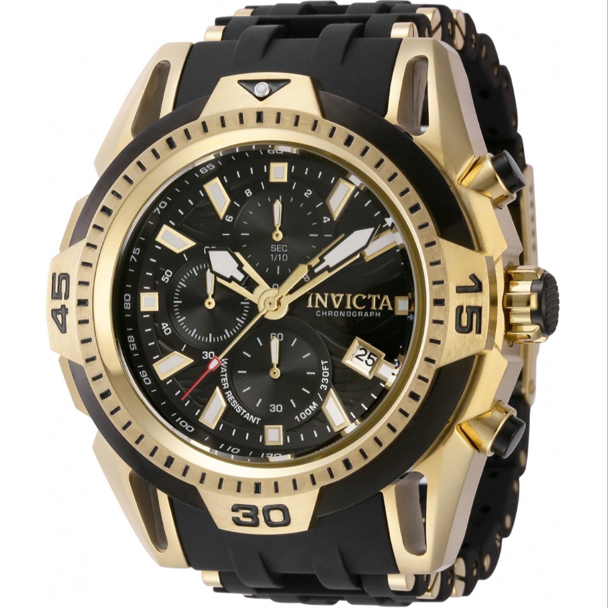 Invicta Quartz Sea Spider Black Dial Men's Watch 43835