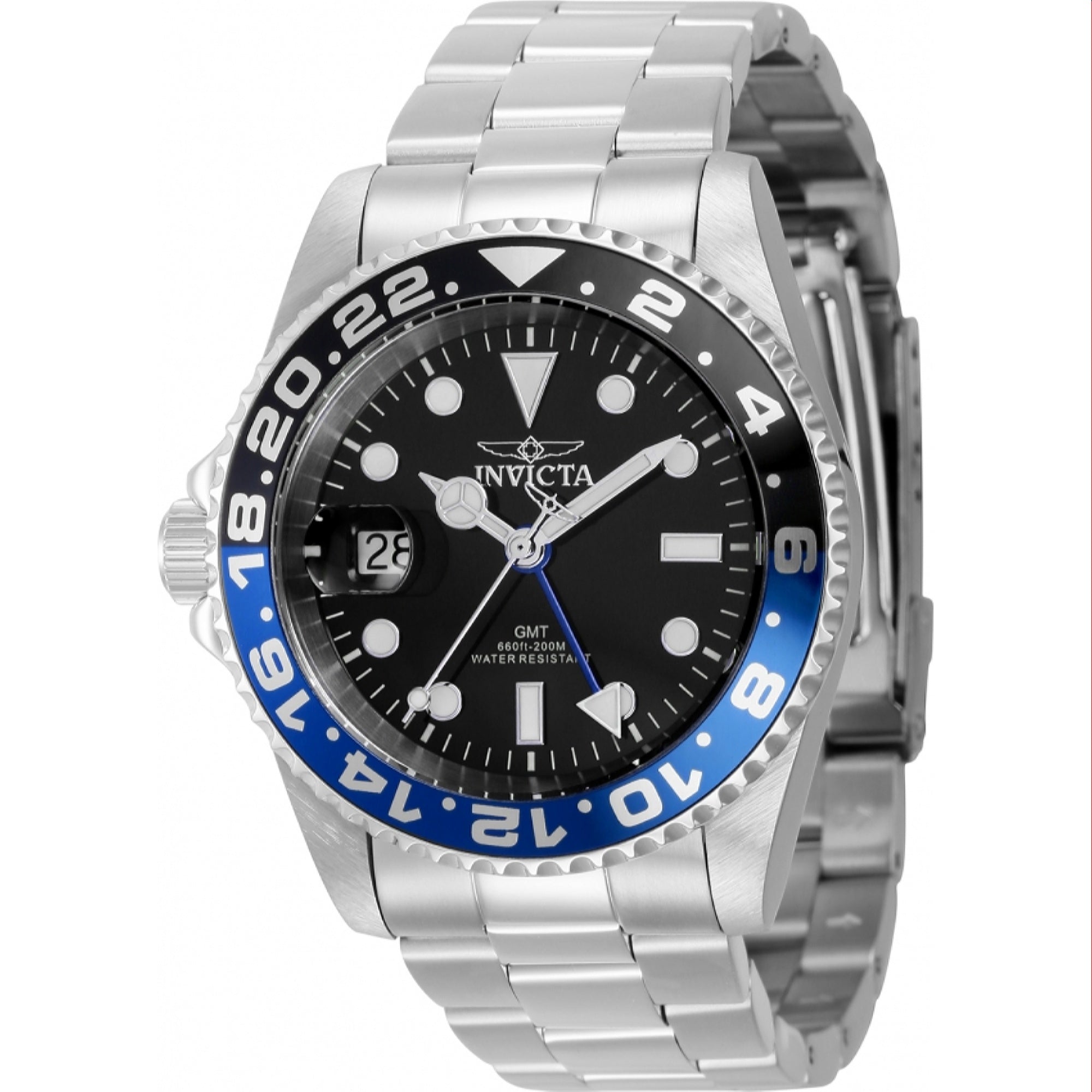 Invicta Quartz Pro Diver Black Dial Men's Watch 43962