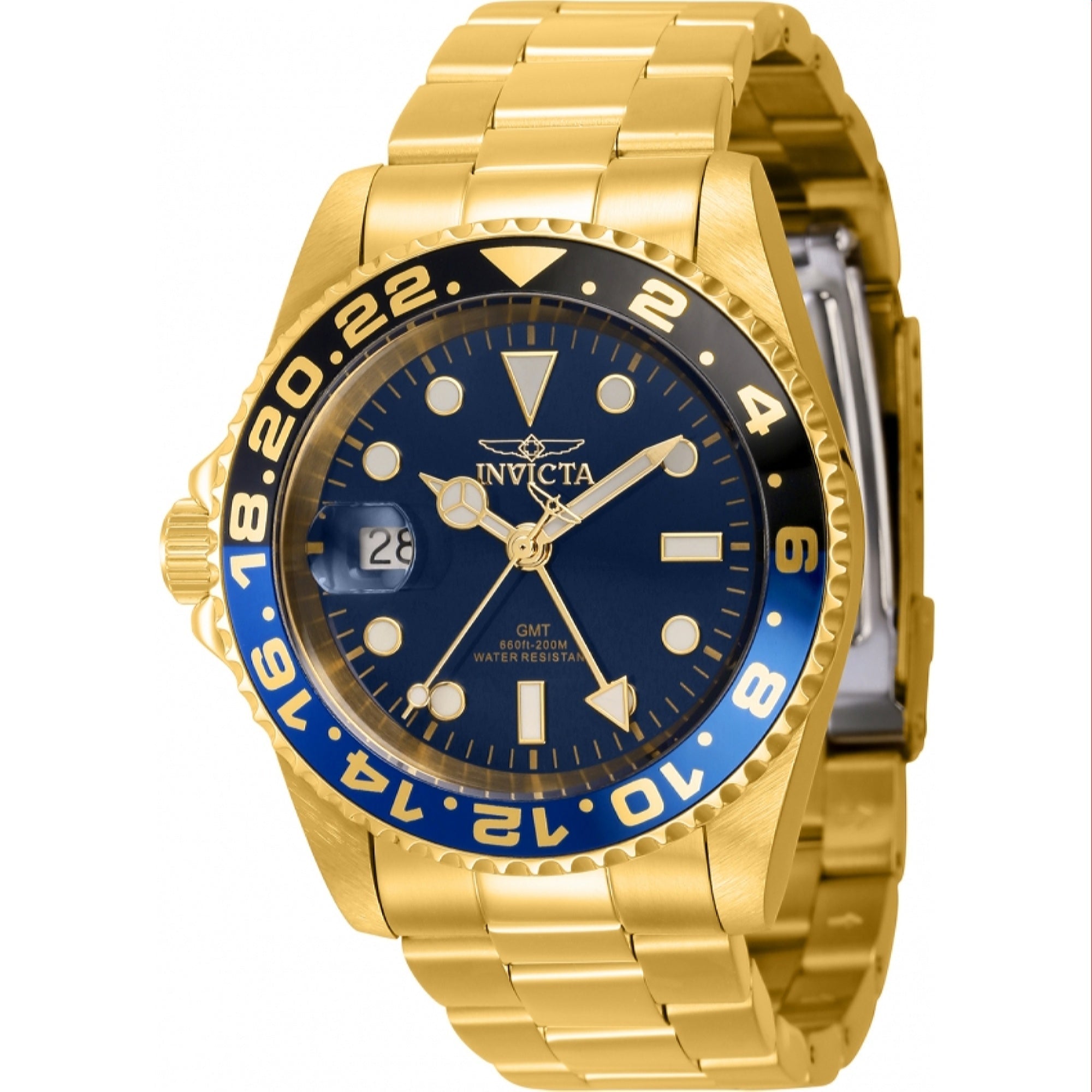 Invicta Quartz Pro Diver Blue Dial Men's Watch 43964