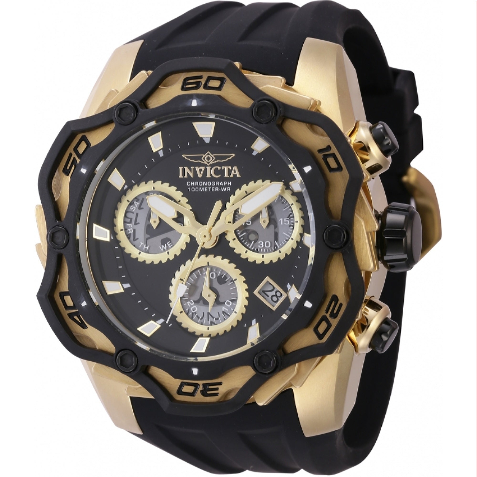 Invicta Quartz Ripsaw Black Dial Men's Watch 44095