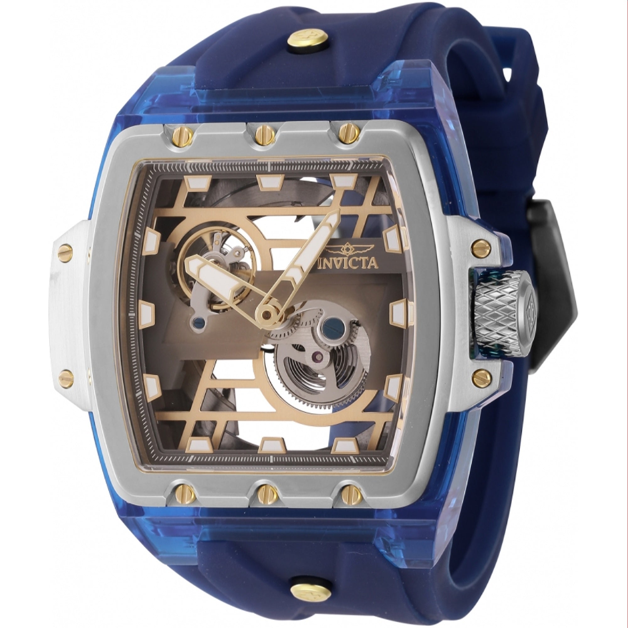 Invicta Automatic Anatomic Automatic Gun Metal Dial Men's Watch 44266