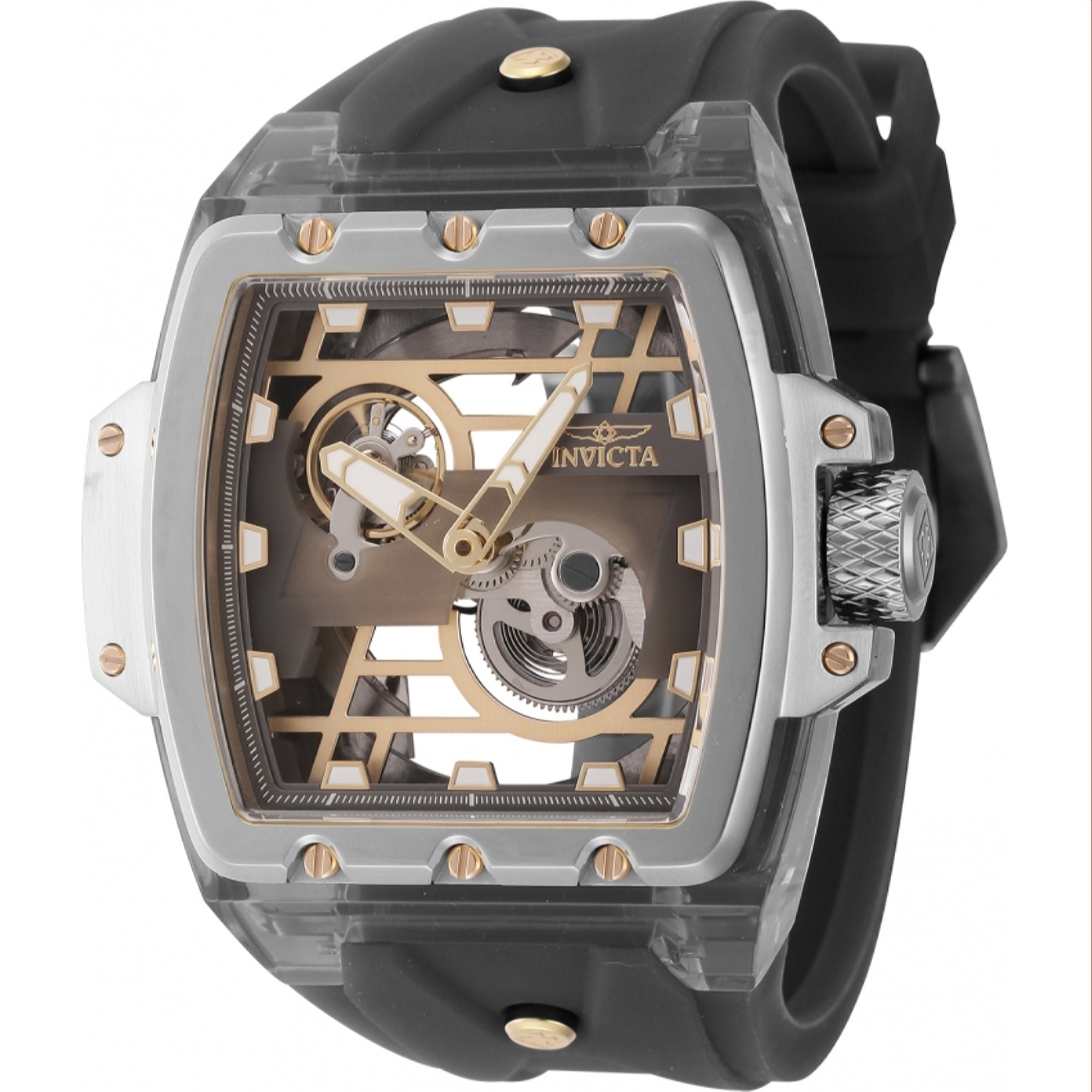Invicta Automatic Anatomic Automatic Gun Metal Dial Men's Watch 44268