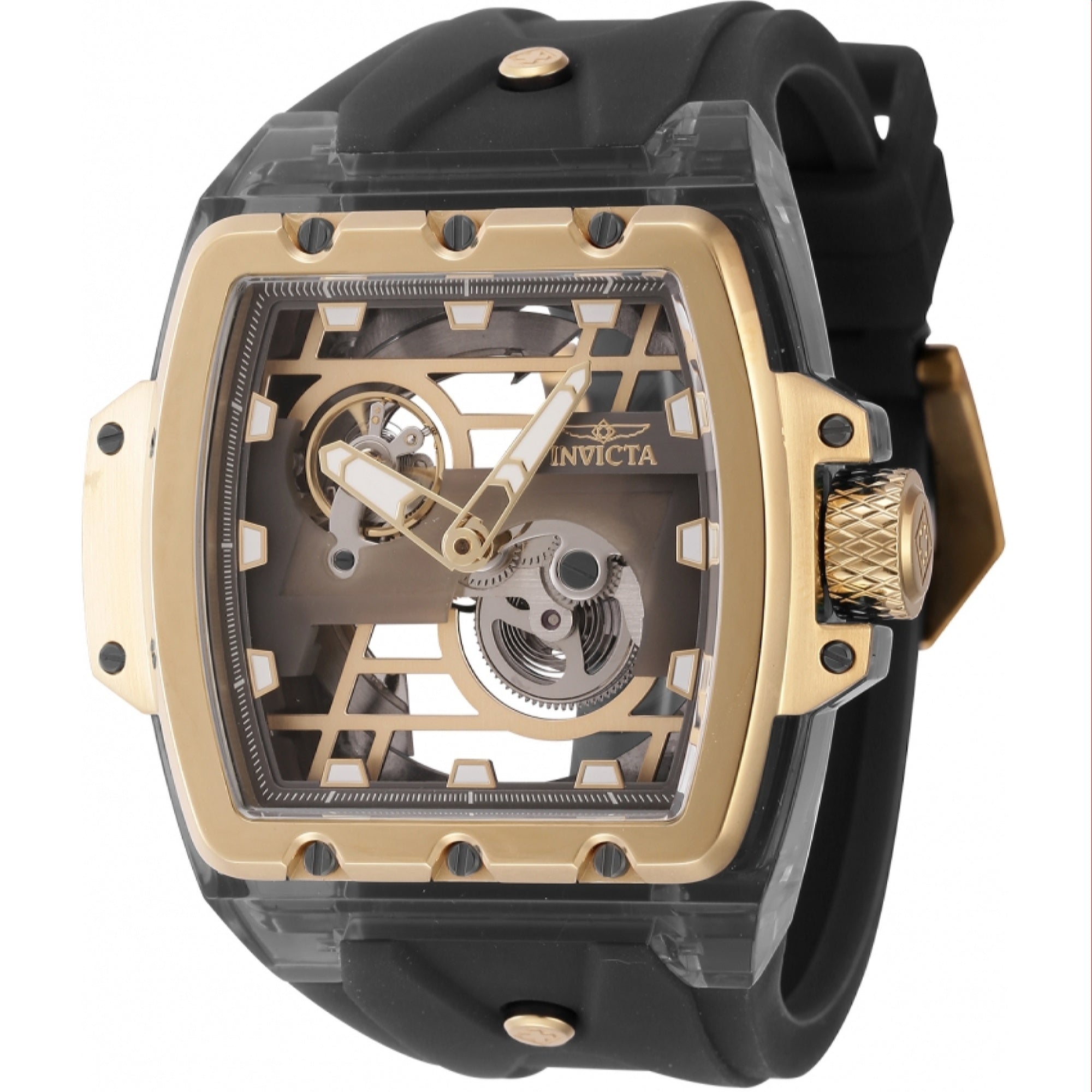 Invicta Automatic Anatomic Automatic Gun Metal Dial Men's Watch 44269