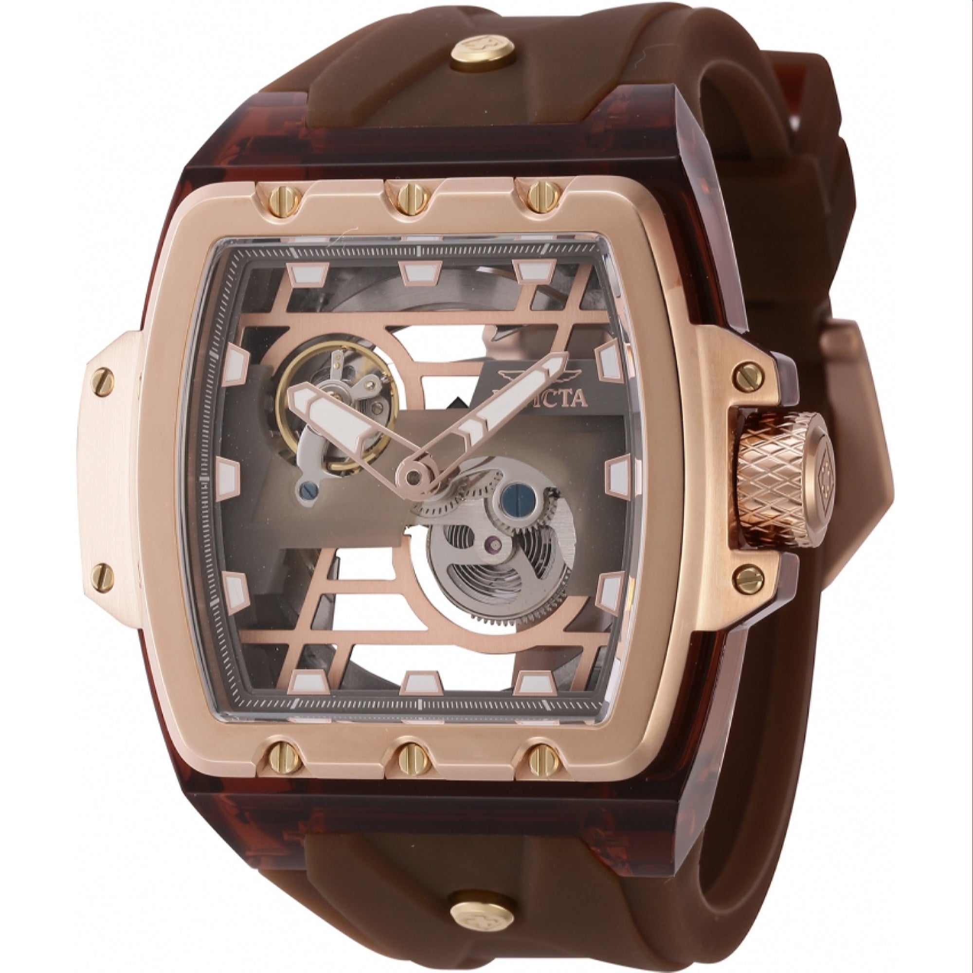 Invicta Automatic Anatomic Automatic Gun Metal Dial Men's Watch 44272