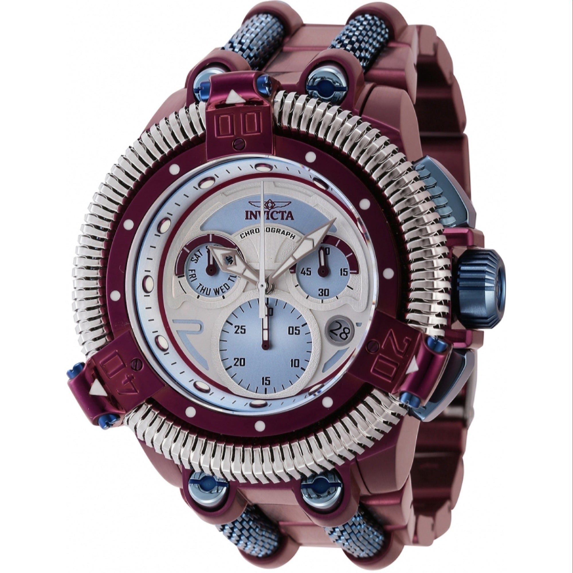 Invicta Quartz King Python Blue Dial Men's Watch 44309