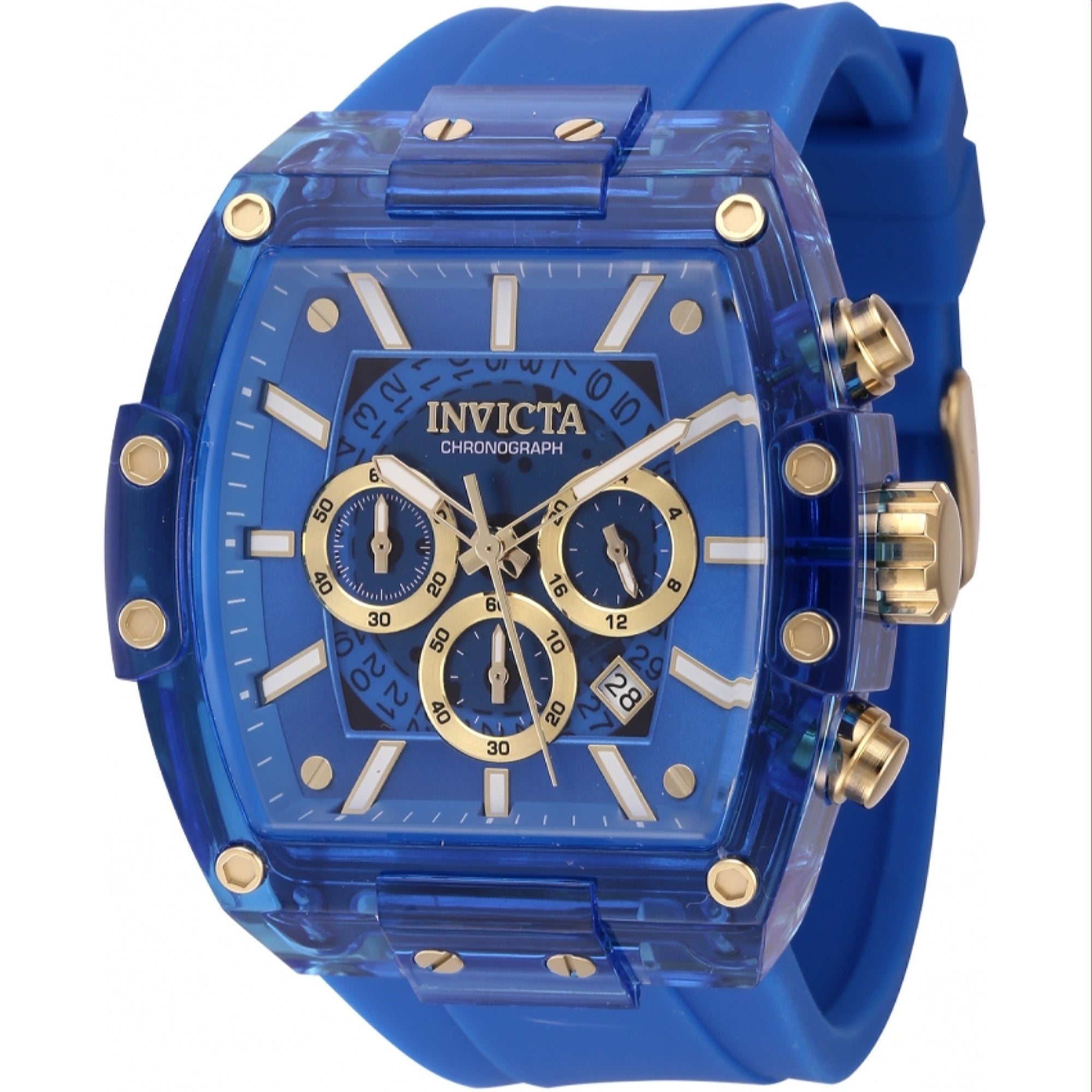 Invicta Quartz S1 Rally Diablo Blue Dial Men's Watch 44350
