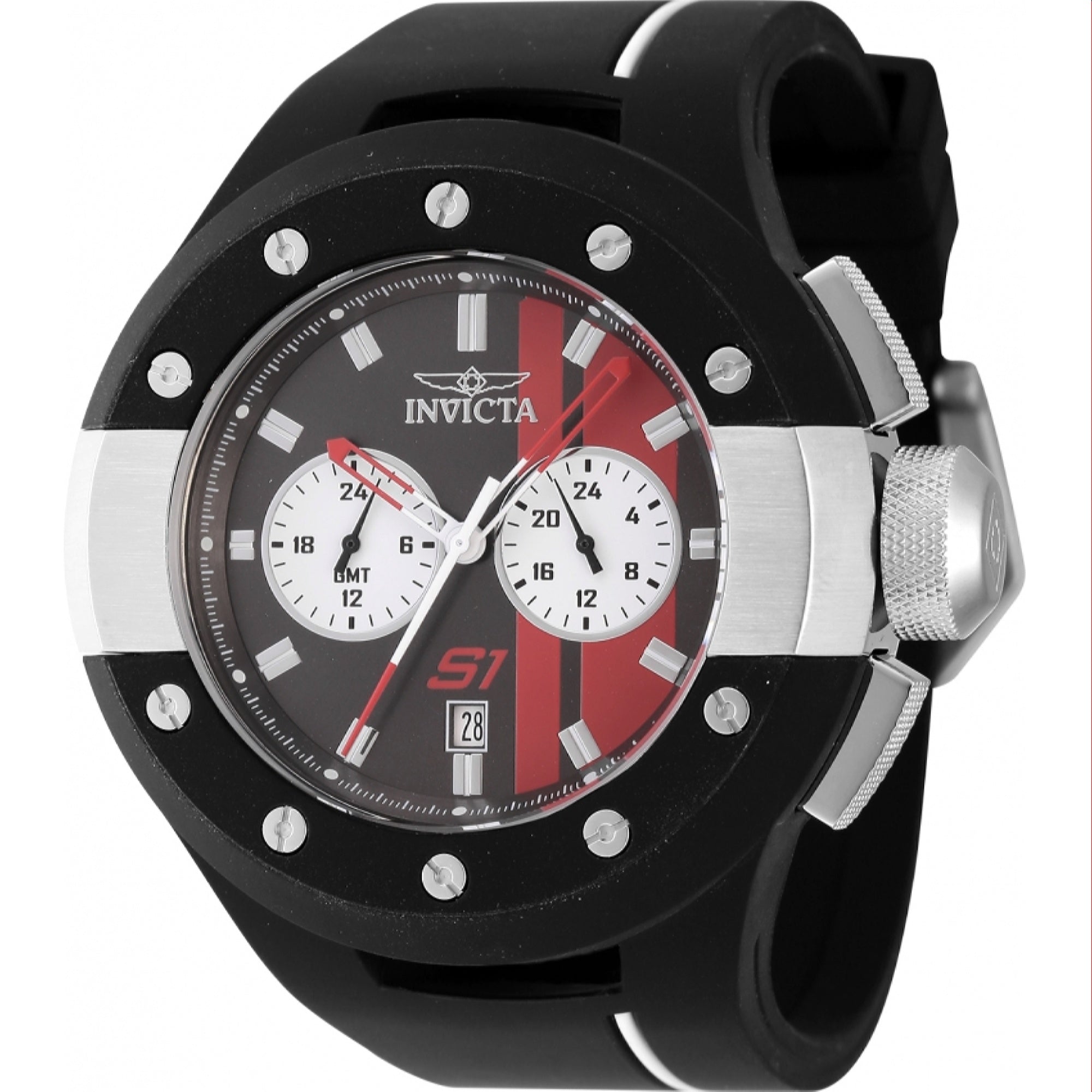 Invicta Quartz S1 Rally Black Dial Men's Watch 44357