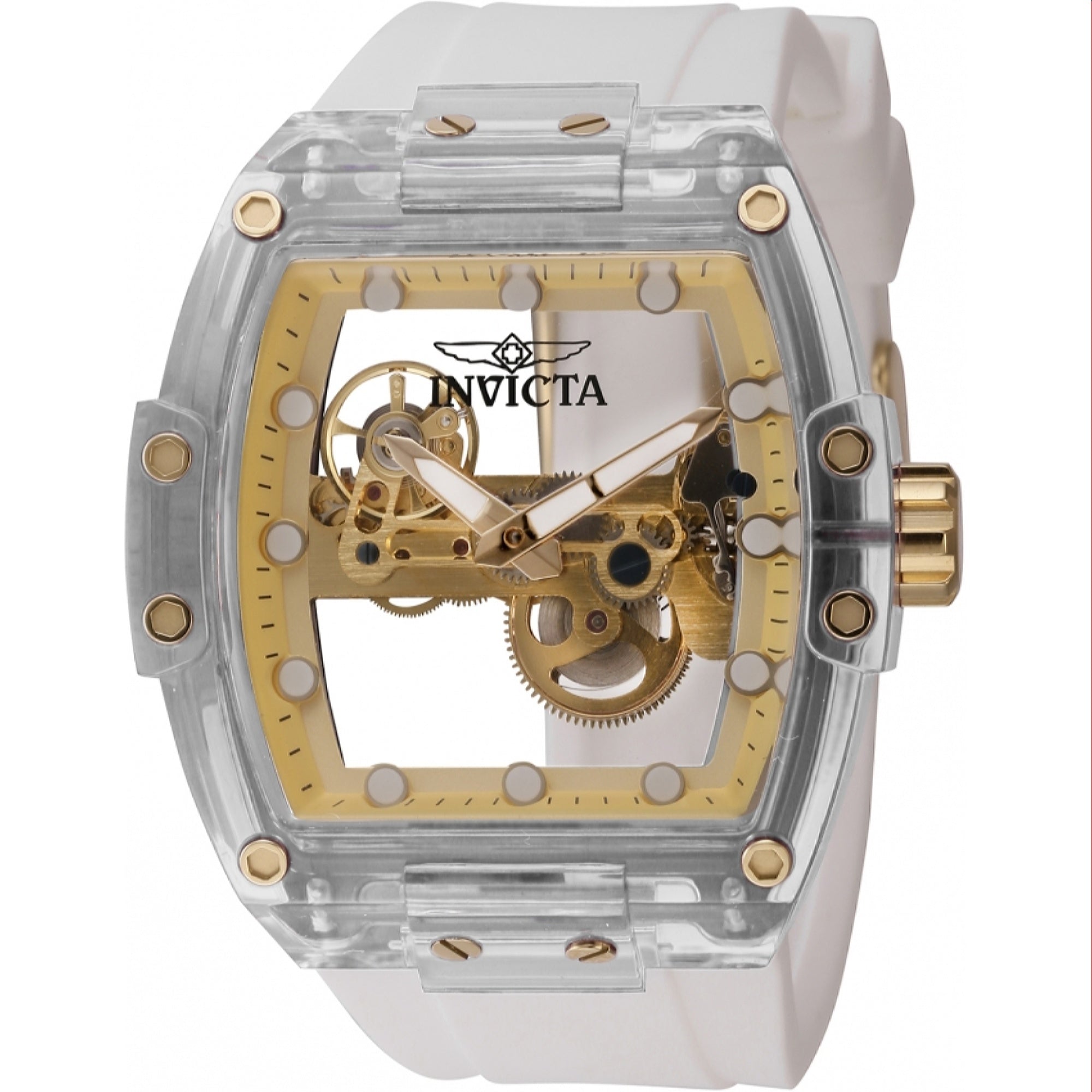 Invicta Mechanical S1 Rally Diablo Mechanical Gold Dial Men's Watch 44361