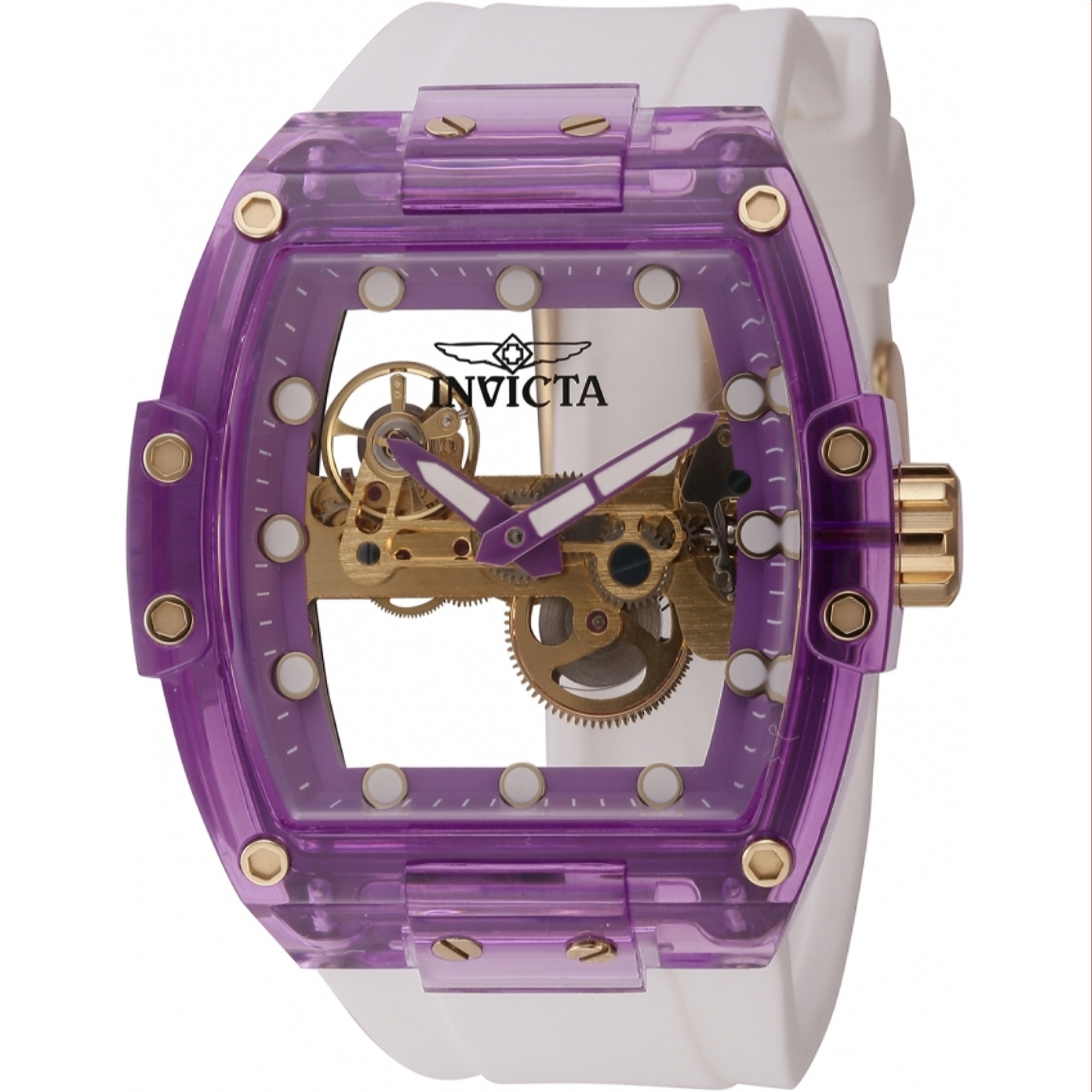 Invicta Mechanical S1 Rally Diablo Mechanical Gold Dial Men's Watch 44368