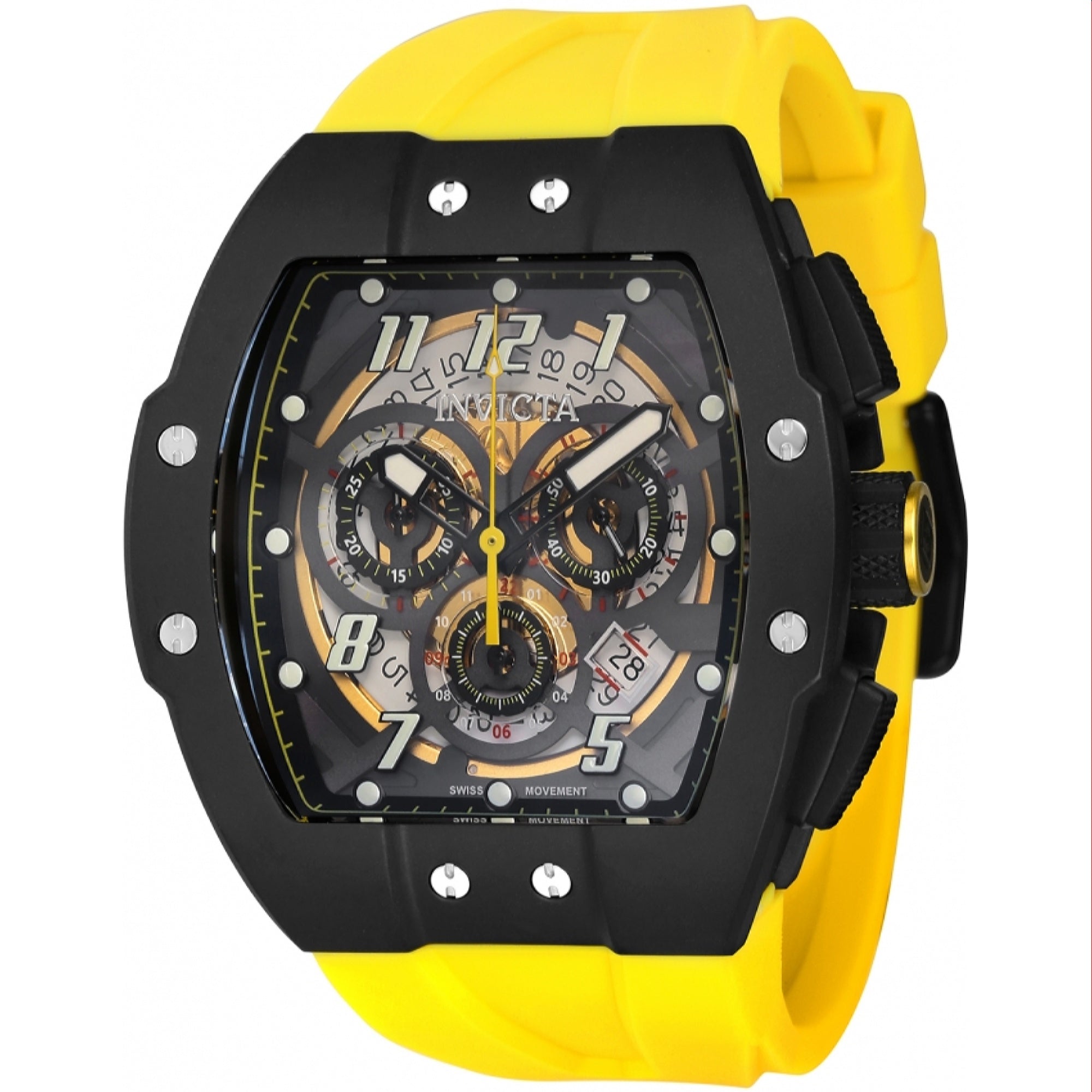 Invicta Quartz JM Correa Black Dial Men's Watch 44413