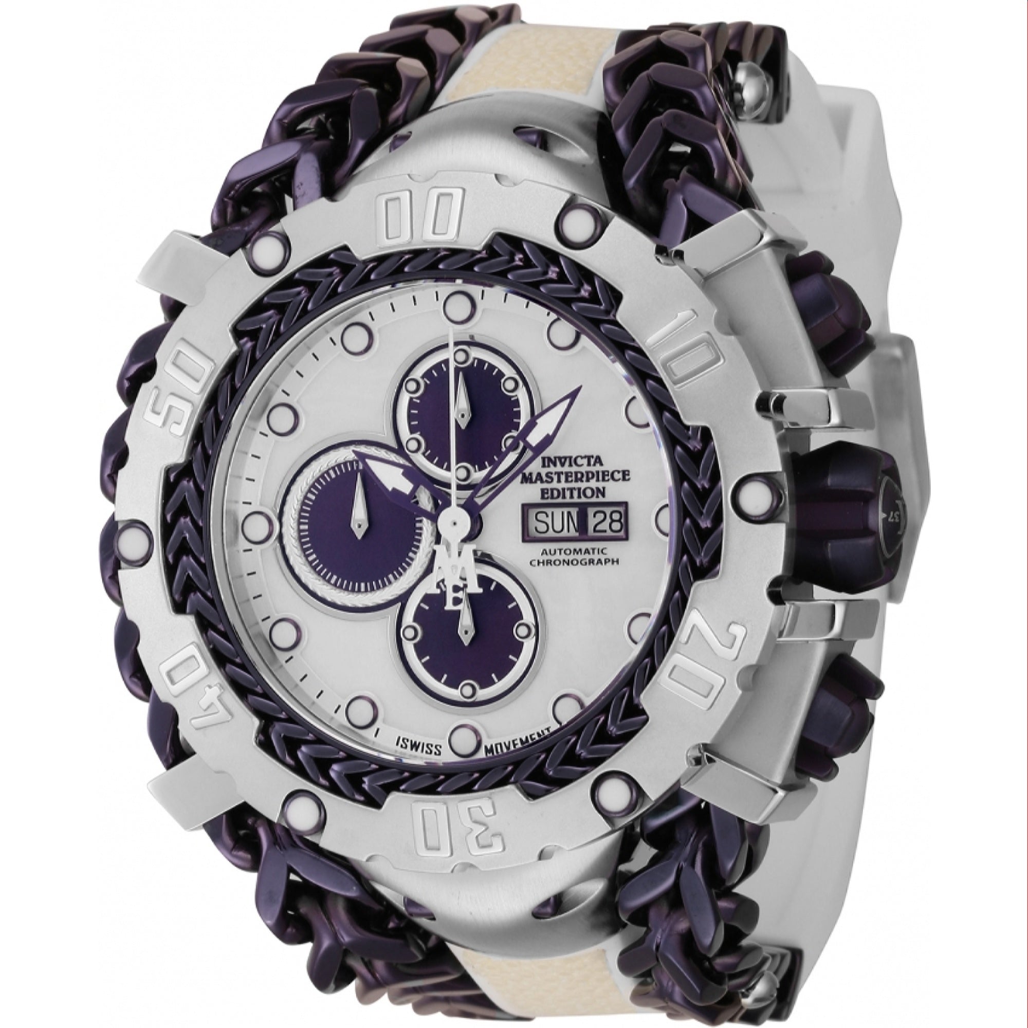 Invicta Automatic Masterpiece Automatic White Dial Men's Watch 44570
