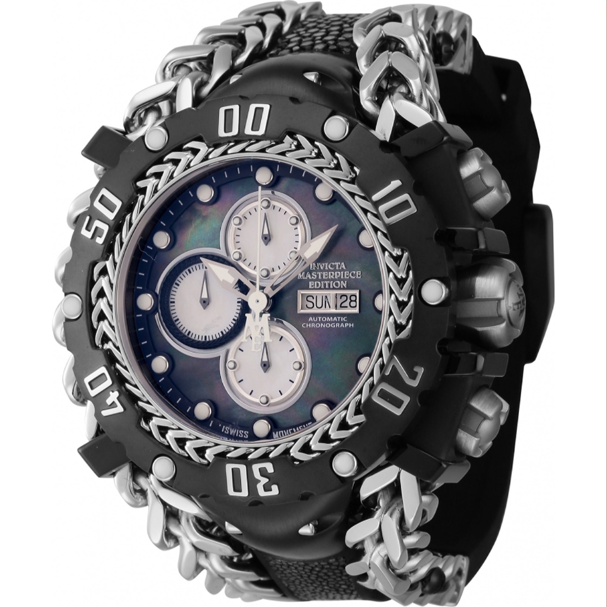 Invicta Automatic Masterpiece Automatic Black Dial Men's Watch 44571