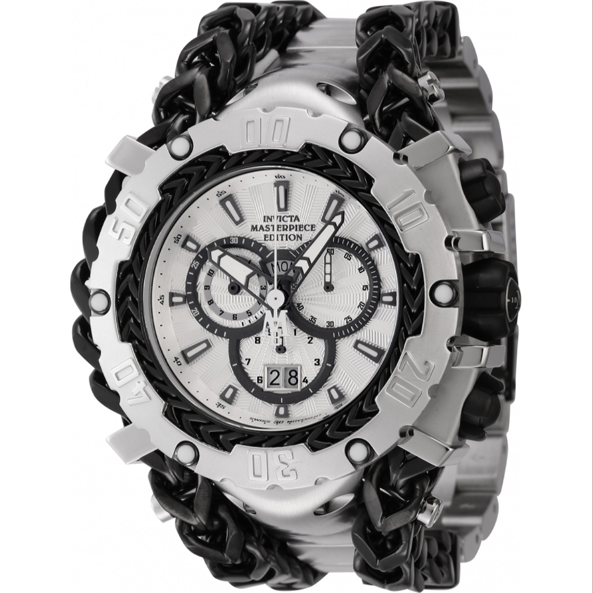 Invicta Quartz Masterpiece Silver Dial Men's Watch 44616