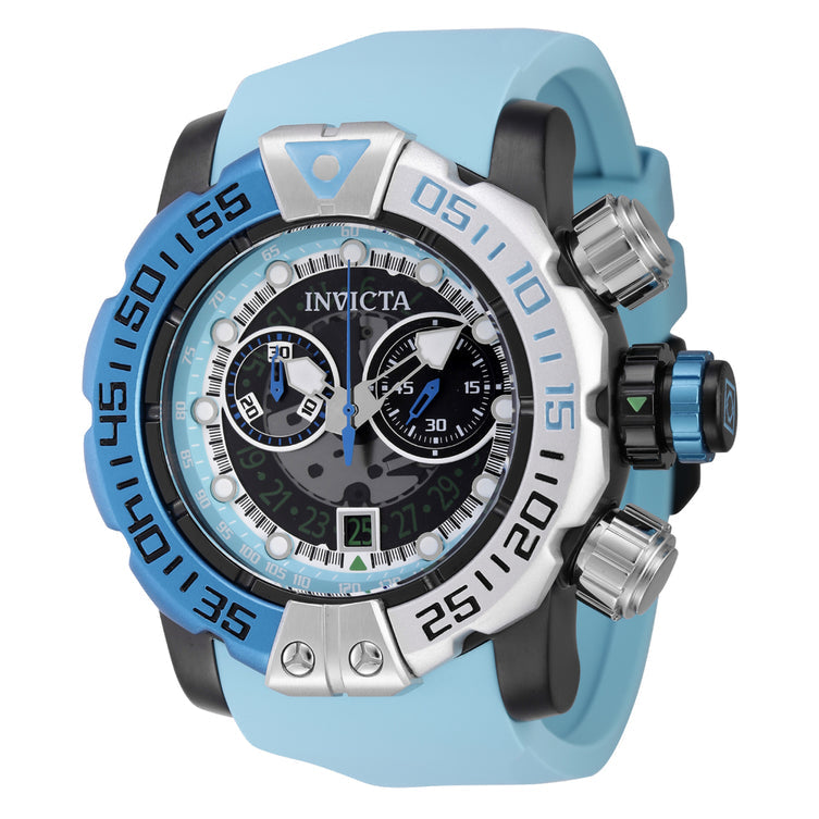 Invicta Quartz Sea Hunter Blue/White Dial Men's Watch 44848