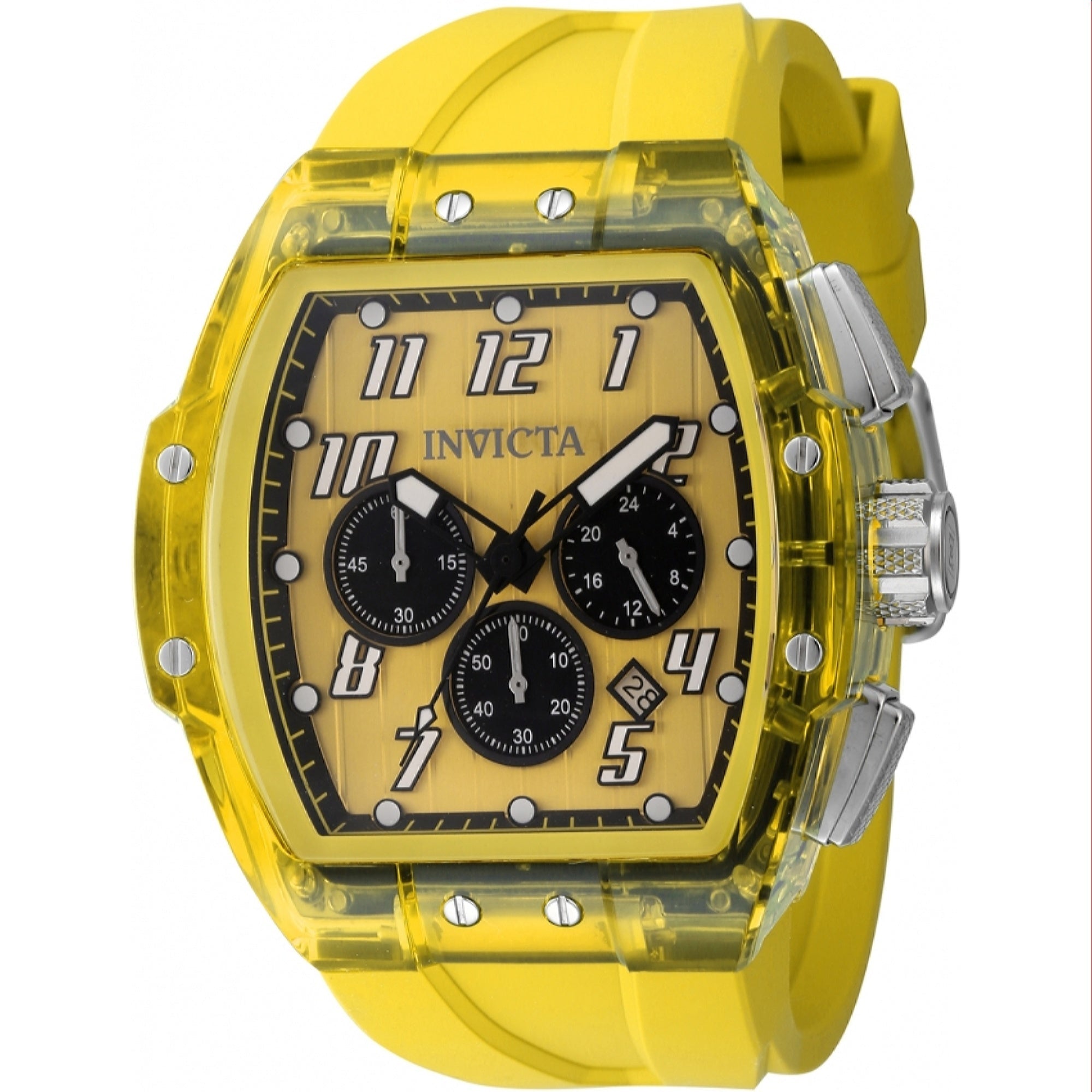 Invicta Quartz S1 Rally Yellow Dial Men's Watch 45482